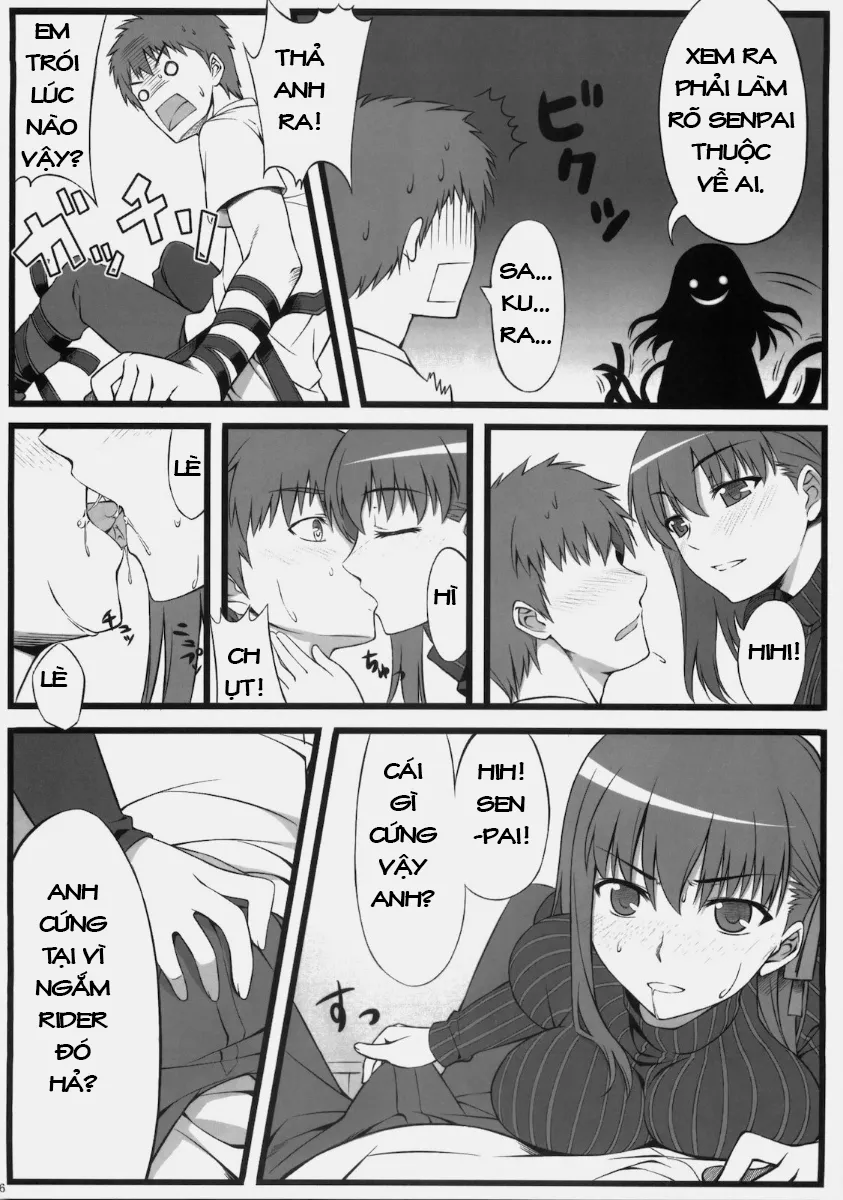 HentaiVN.net - Ảnh 7 - Anh thanh niên chịch 2 em xinh tươi và cái kết [Sakura san Egao ga Kowai desu | Sakura-san's Smile is Scary (Fate / hollow ataraxia)] - Chap 1