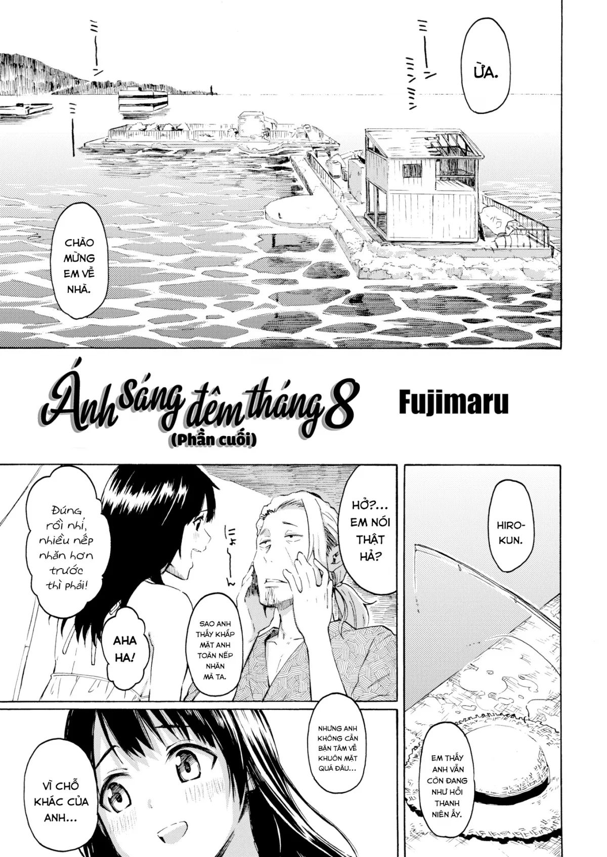 HentaiVN.net - Ảnh 3 - Ánh Sáng Đêm Tháng Tám (Phần cuối) [August Light (Finale)] - Chap 1