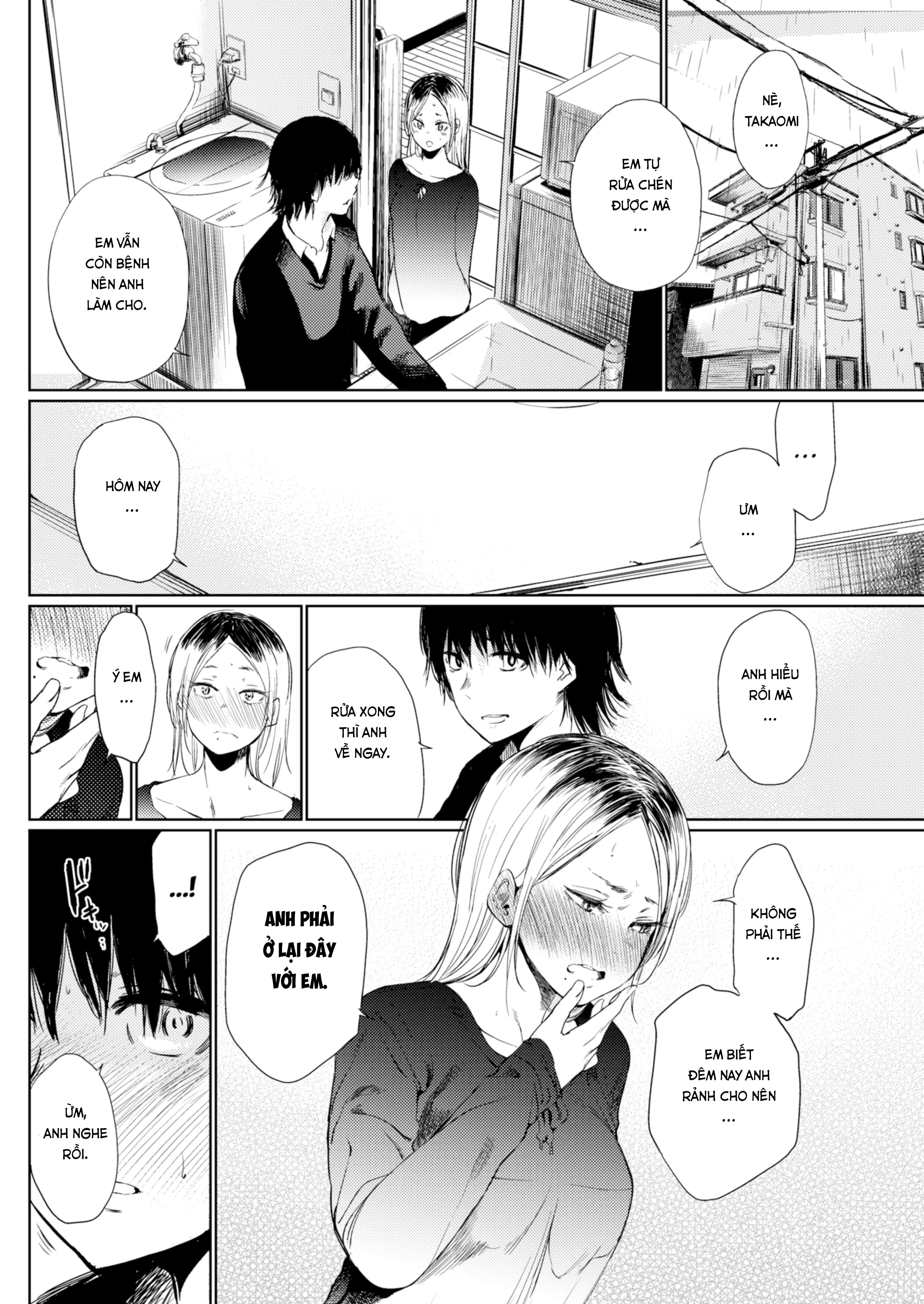 HentaiVN.net - Ảnh 5 - Em Muốn Anh Chăm Sóc Cho Em! [Akashiba-san] - Chap 1