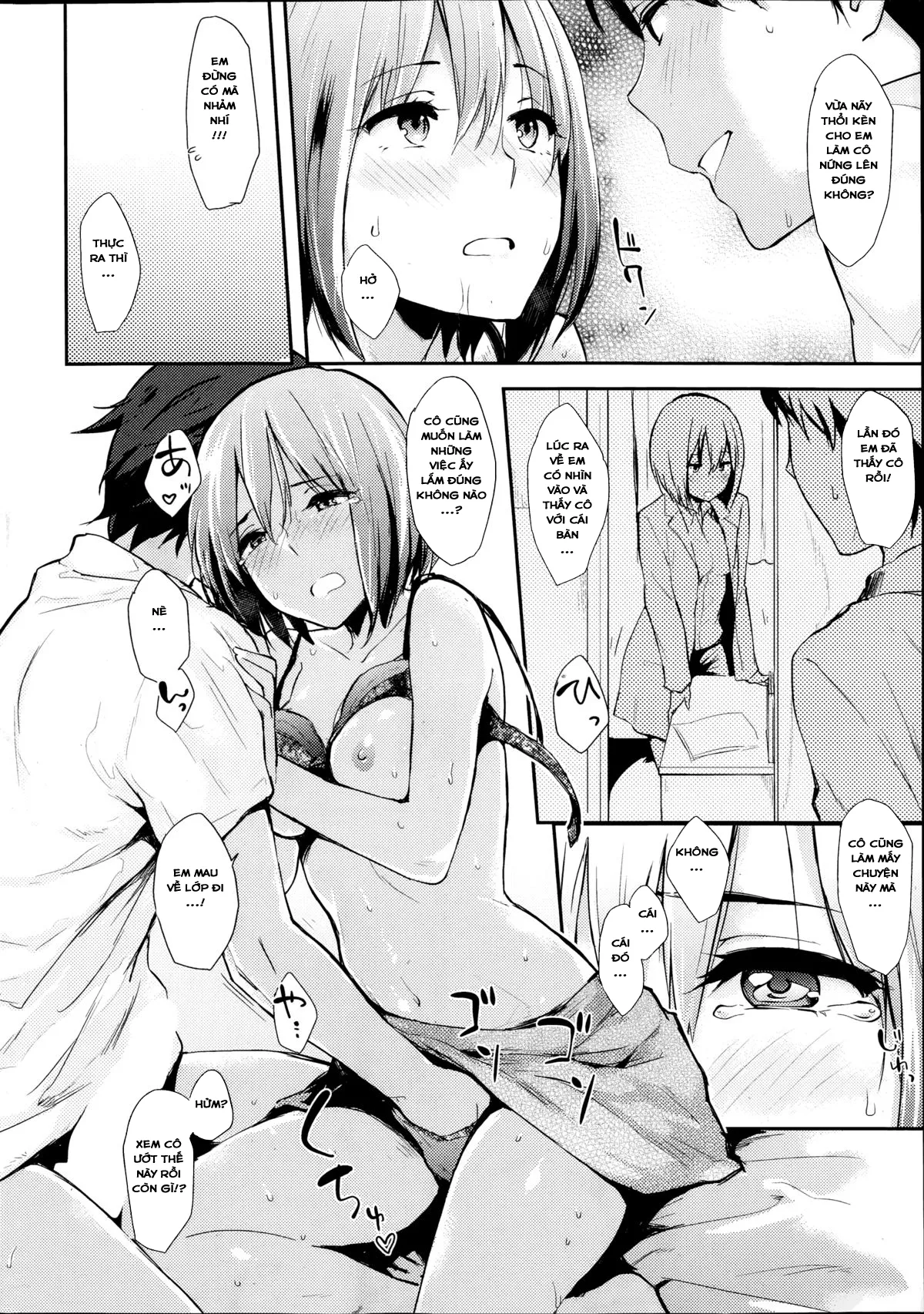 HentaiVN.net - Ảnh 9 - Xin Cô Hãy Chăm Sóc Cho Em! [Onegai, Yokoyama-sensei!] - Chap 1