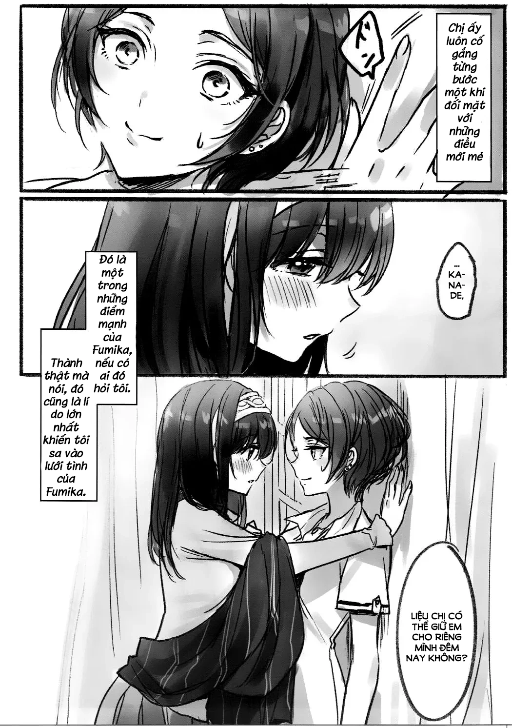 HentaiVN.net - Ảnh 3 - Kanade-san, Daitemo Yoroshii Deshouka (The Idolmaster) [Kanade, Can I Hold You Tonight?] - Chap 1