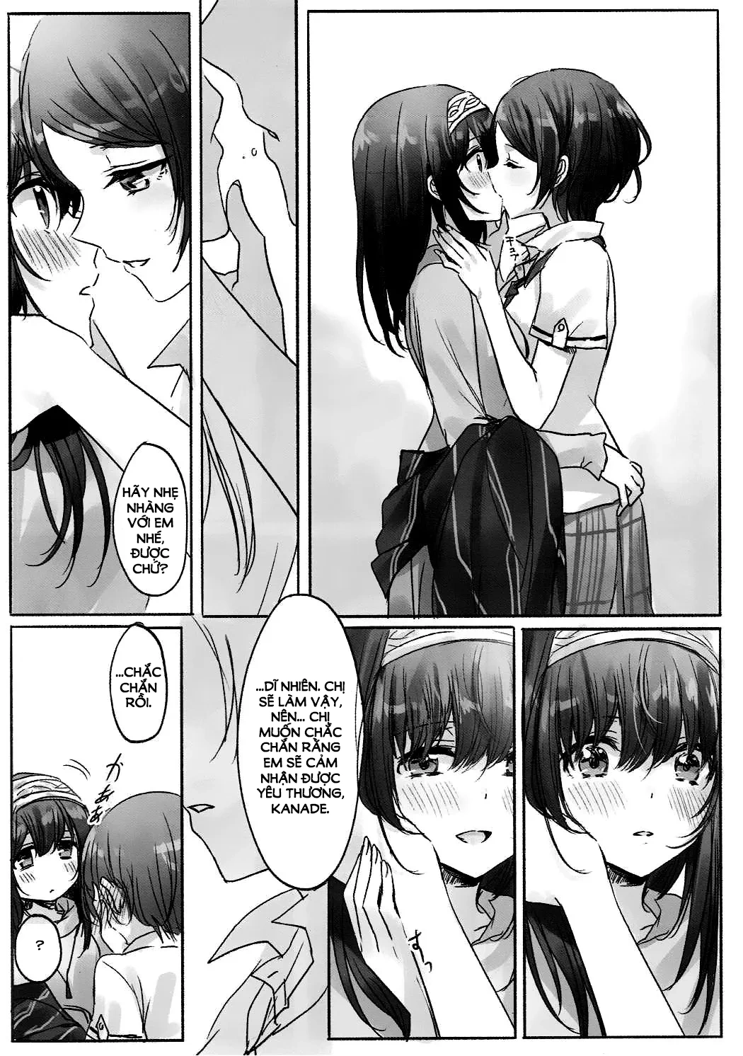 HentaiVN.net - Ảnh 8 - Kanade-san, Daitemo Yoroshii Deshouka (The Idolmaster) [Kanade, Can I Hold You Tonight?] - Chap 1