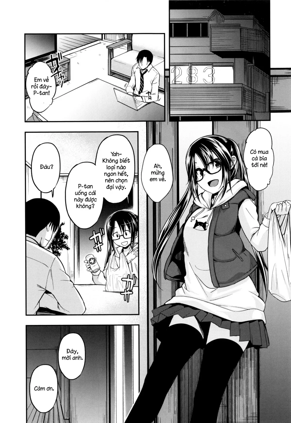 HentaiVN.net - Ảnh 4 - Mitsumine đã đủ 20 tuổi rồi [Mitsumine wa Hatachi ni Nari mashita] - Chap 1