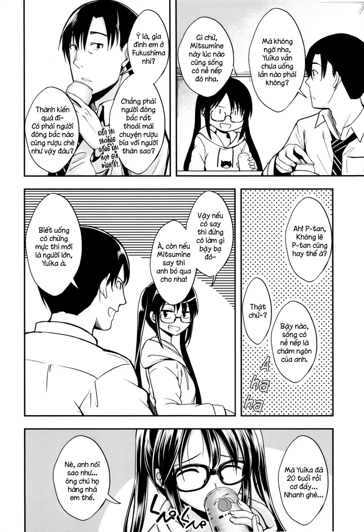 HentaiVN.net - Ảnh 5 - Mitsumine đã đủ 20 tuổi rồi [Mitsumine wa Hatachi ni Nari mashita] - Chap 1