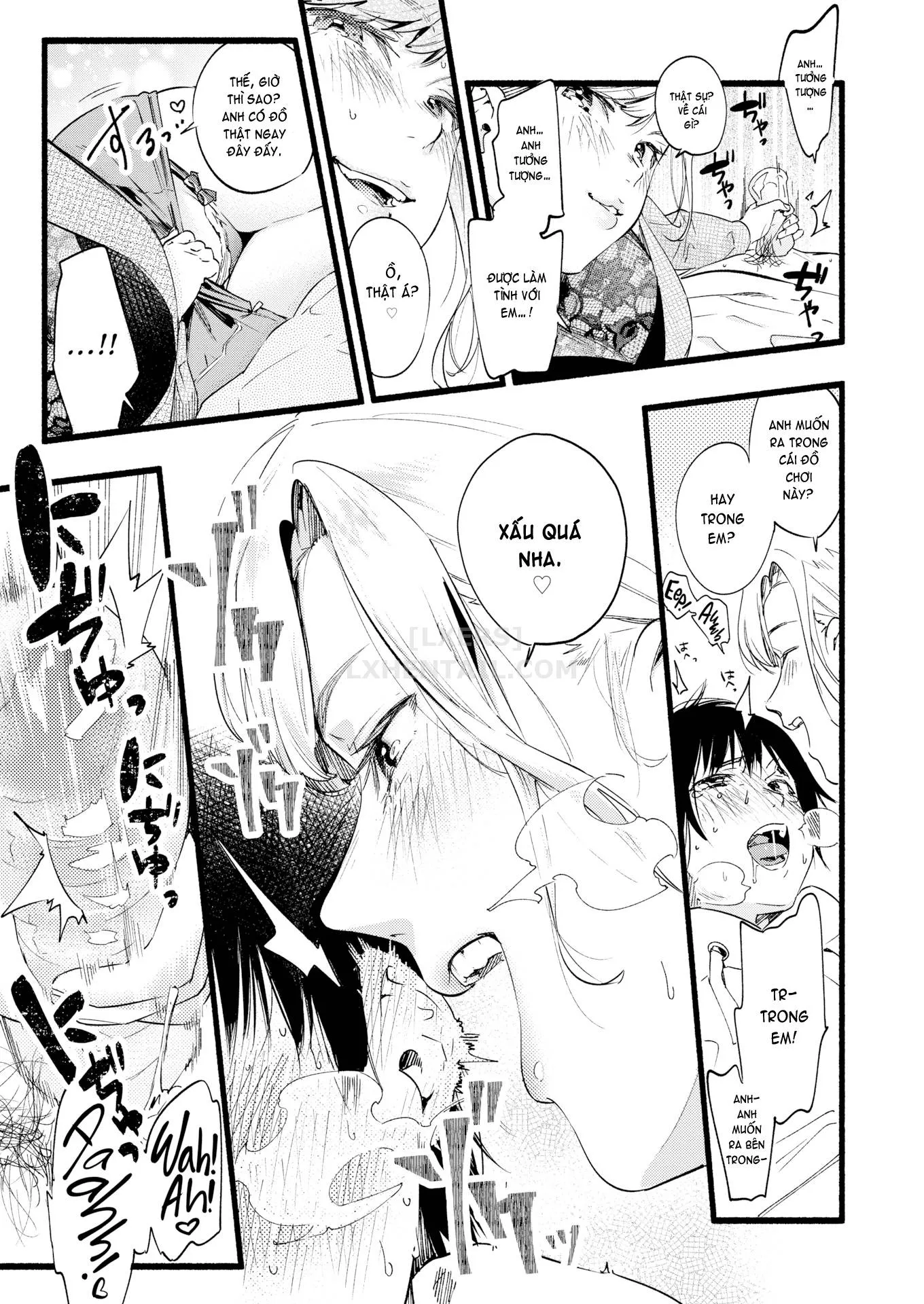 HentaiVN.net - Ảnh 14 - Over Over Over! [Comic Shitsurakuten 2020-04] - Chap 1