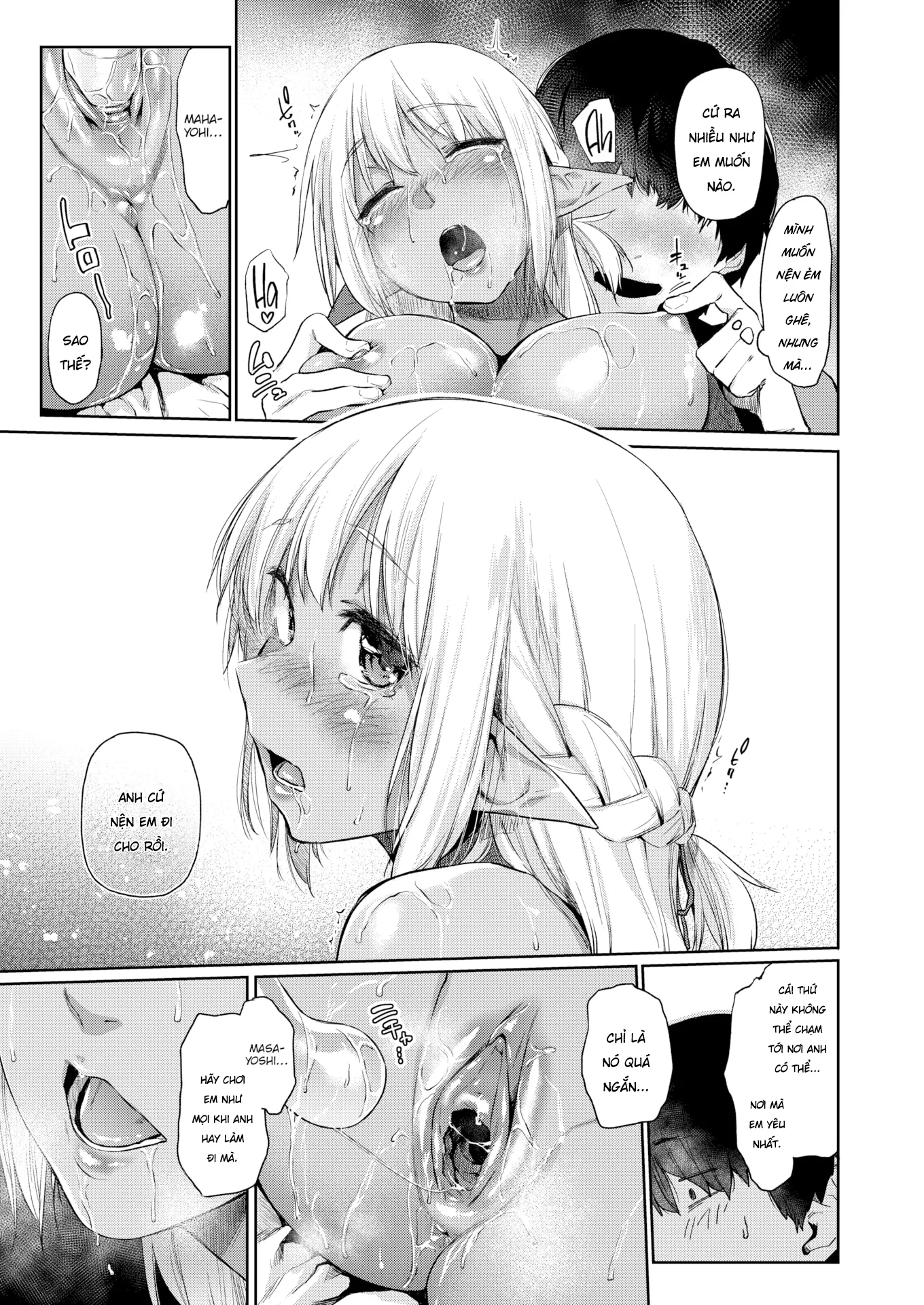 HentaiVN.net - Ảnh 25 - Một nhà cùng nàng nữ sinh elf da ngăm - Chap 1