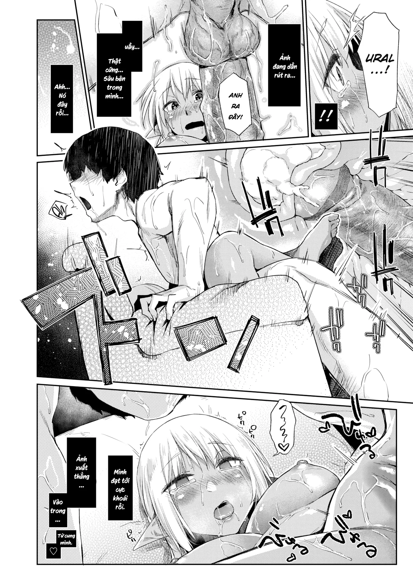 HentaiVN.net - Ảnh 32 - Một nhà cùng nàng nữ sinh elf da ngăm - Chap 1