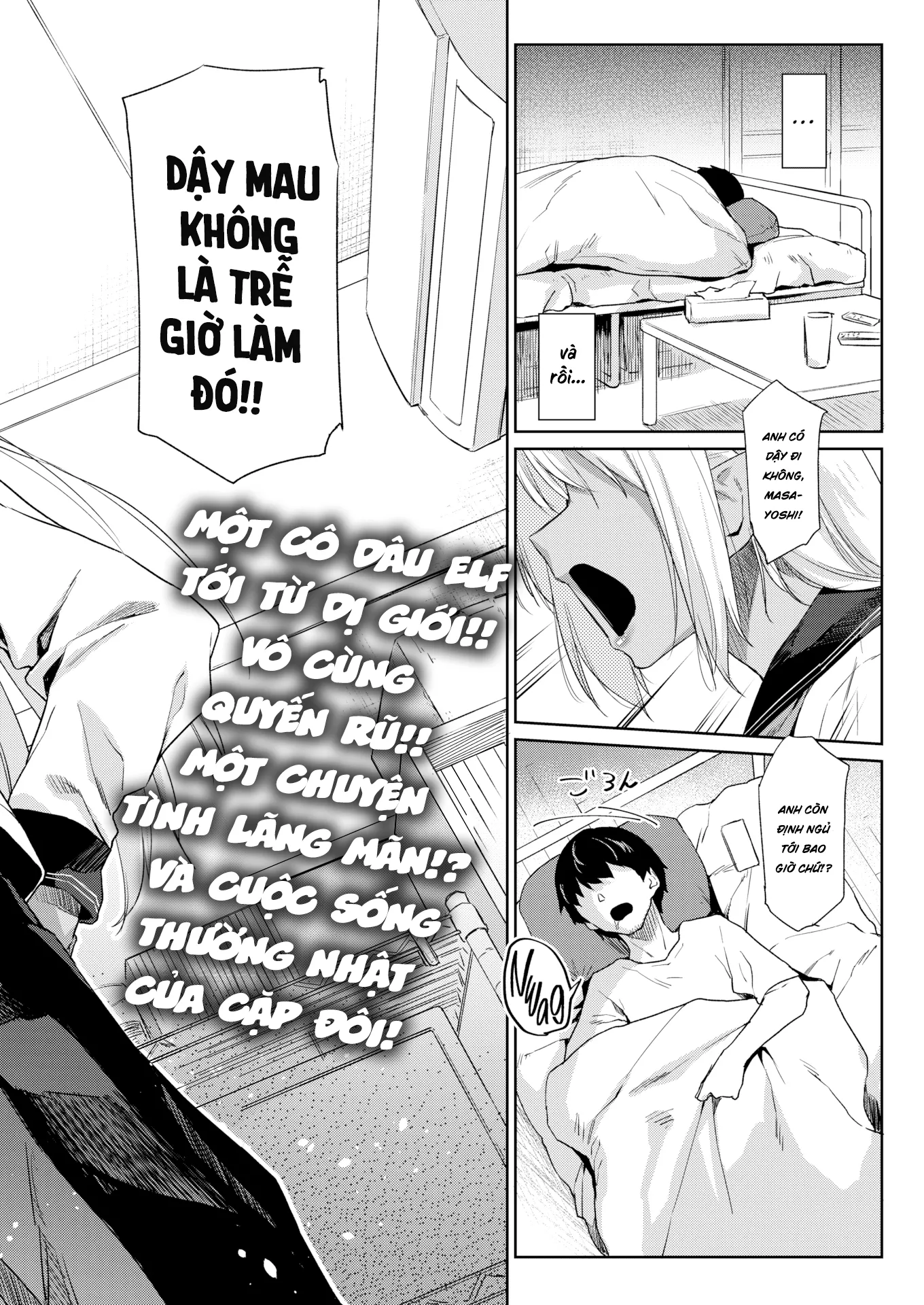 HentaiVN.net - Ảnh 6 - Một nhà cùng nàng nữ sinh elf da ngăm - Chap 1