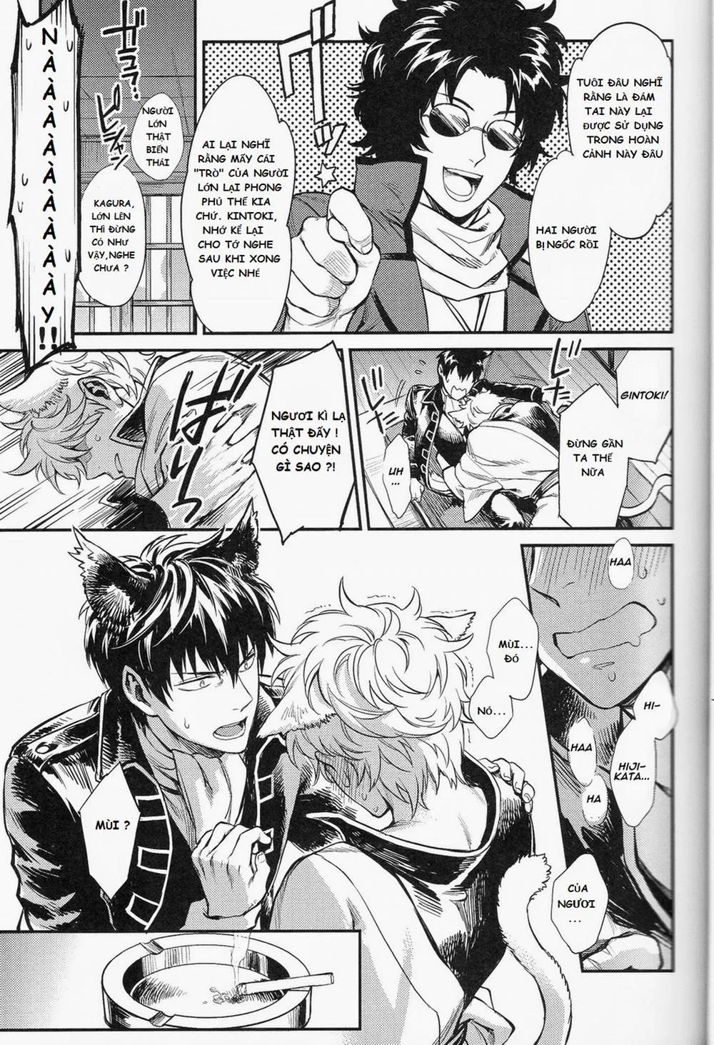 HentaiVN.net - Ảnh 15 - Like Cat And Dog (Gintama) - Chap 1