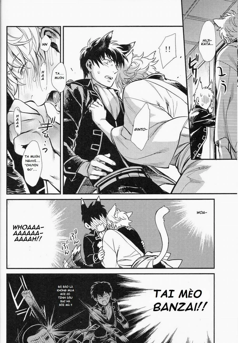 HentaiVN.net - Ảnh 18 - Like Cat And Dog (Gintama) - Chap 1