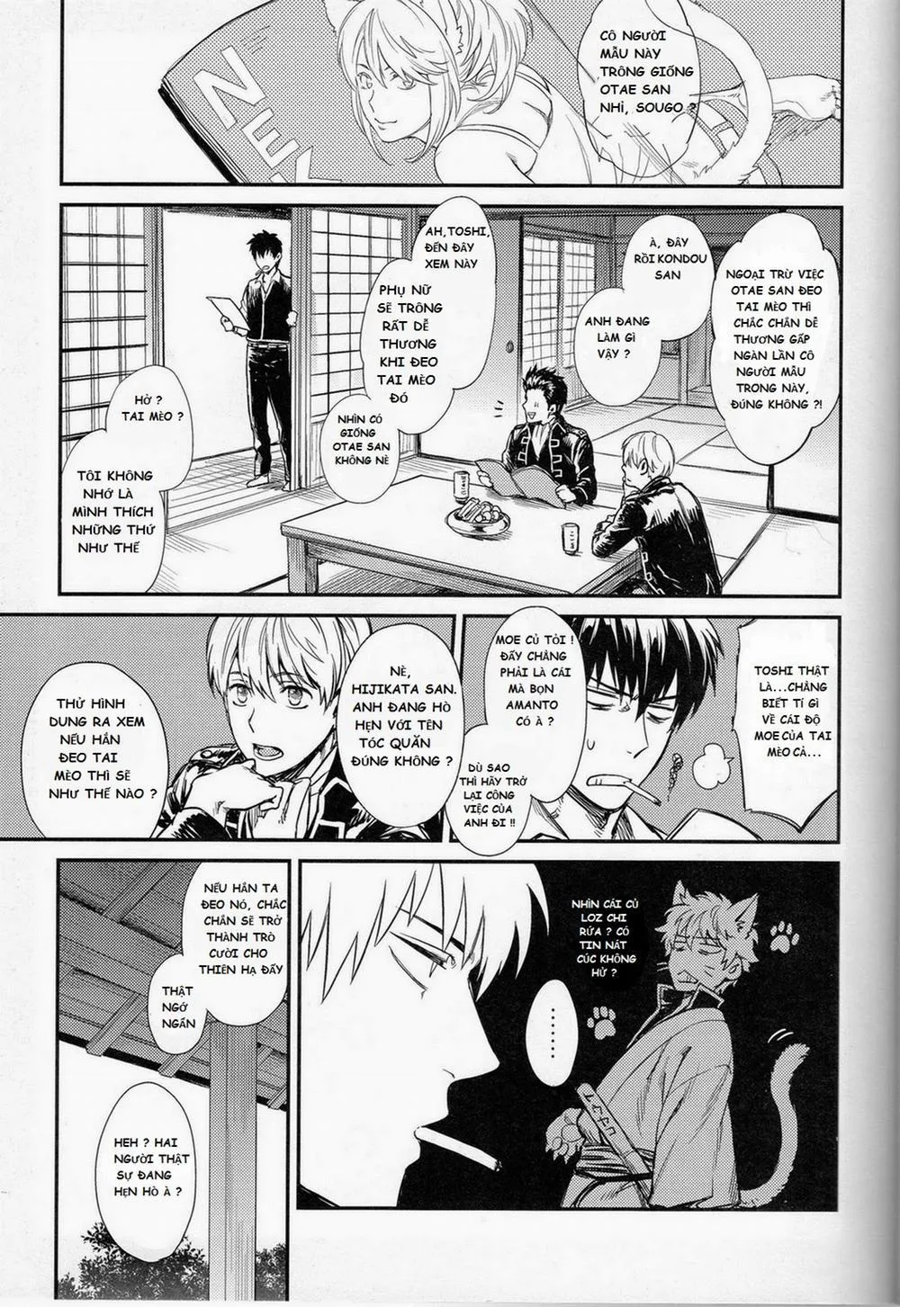 HentaiVN.net - Ảnh 3 - Like Cat And Dog (Gintama) - Chap 1