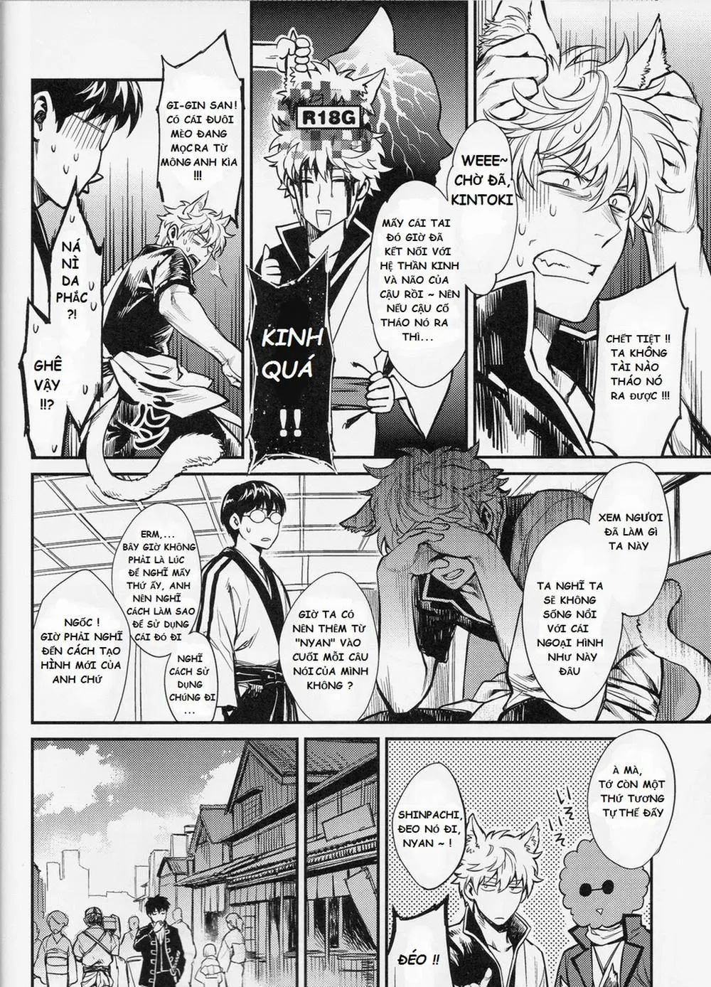 HentaiVN.net - Ảnh 8 - Like Cat And Dog (Gintama) - Chap 1