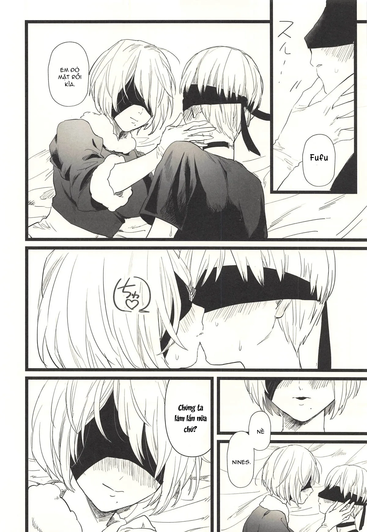 HentaiVN.net - Ảnh 14 - Địt em 2B Lồn Múp Rụp [One more time] - Chap 1