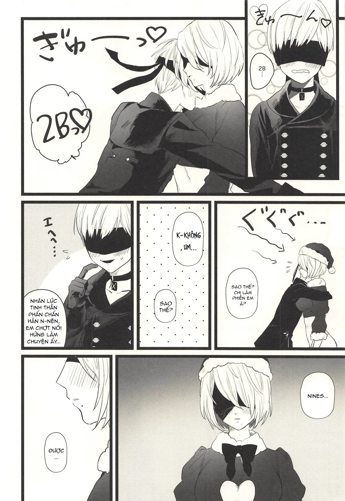 HentaiVN.net - Ảnh 6 - Địt em 2B Lồn Múp Rụp [One more time] - Chap 1