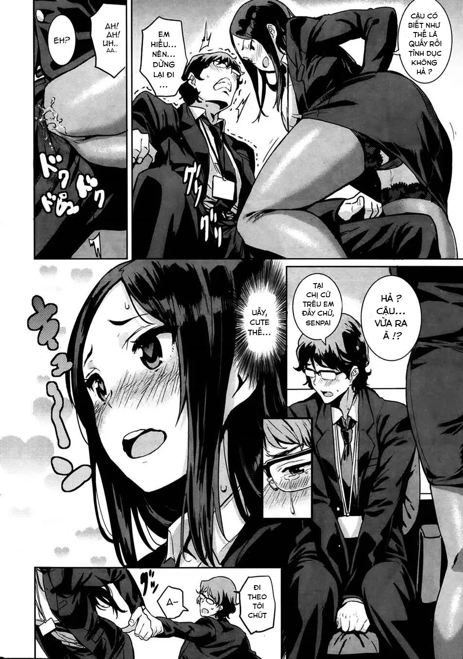 HentaiVN.net - Ảnh 5 - Zangyou wa Nani no Aji ? - Chap 1