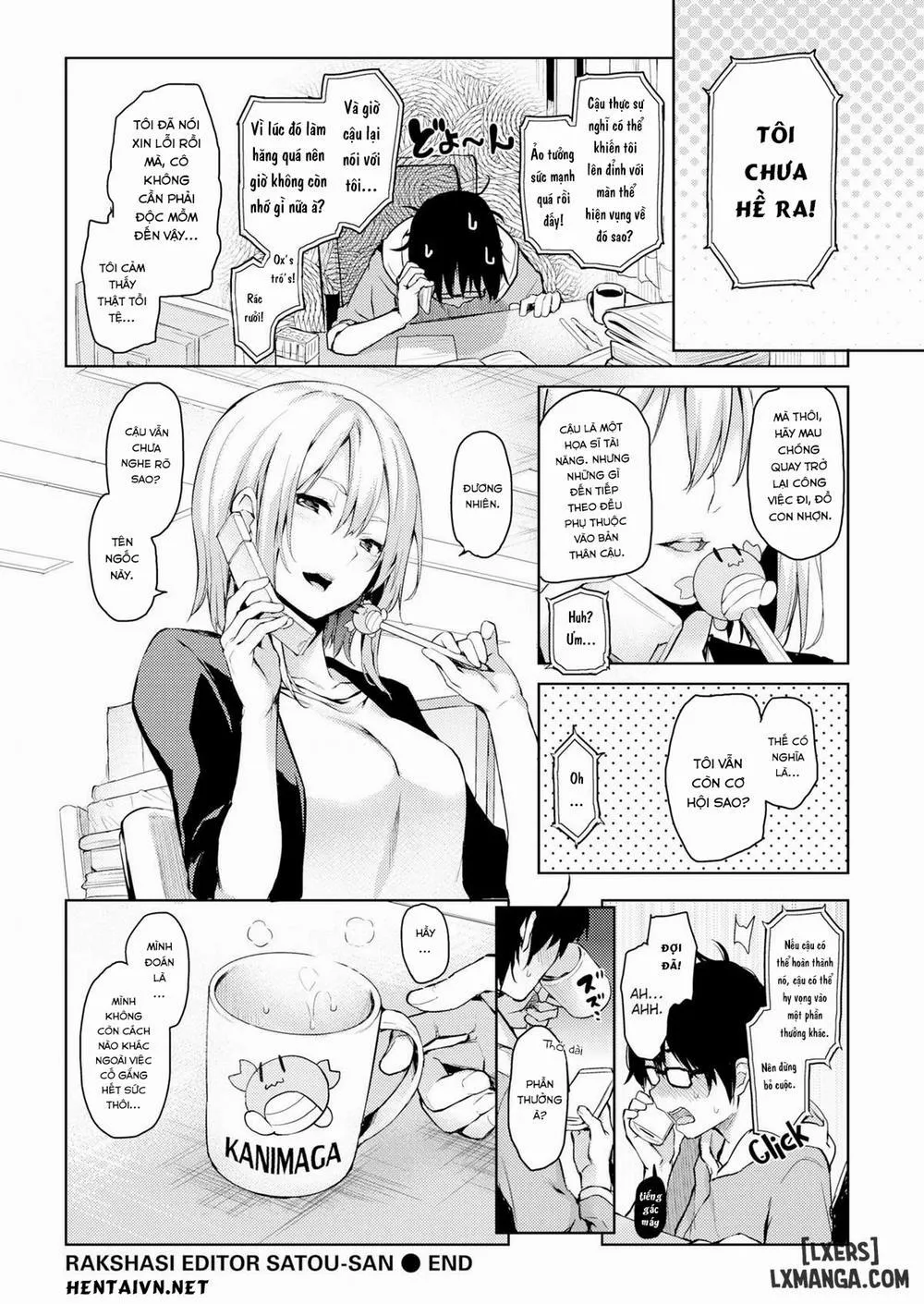 HentaiVN.net - Ảnh 16 - Rakshasi Editor Satou-san - Chap 1