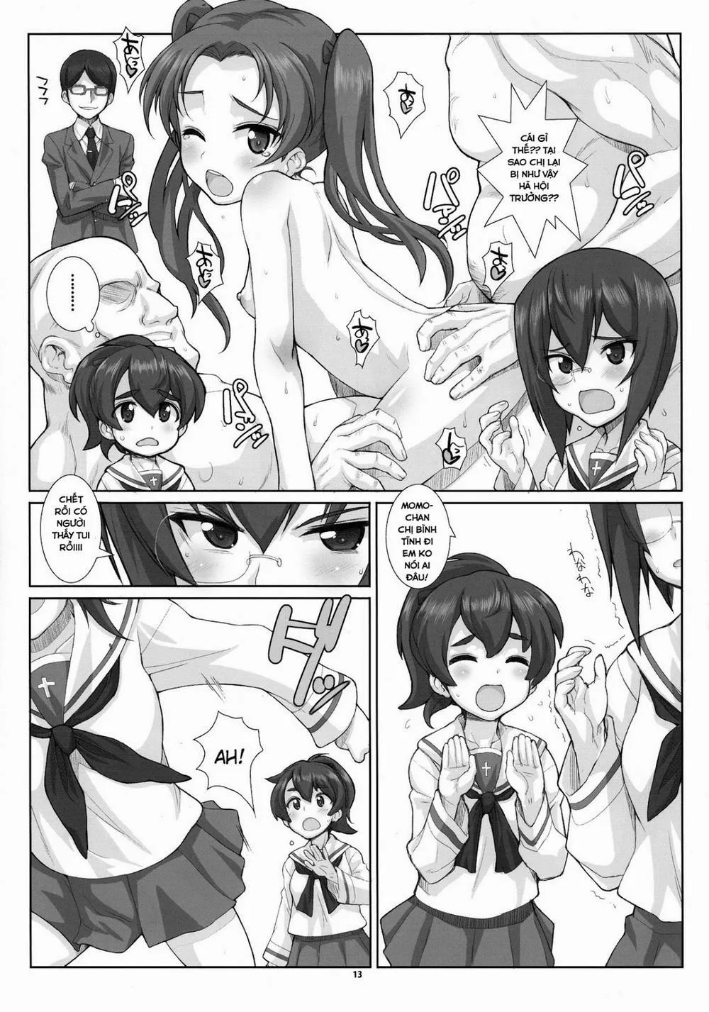 HentaiVN.net - Ảnh 13 - Eccentric Games (Girls und Panzer) - Chap 1