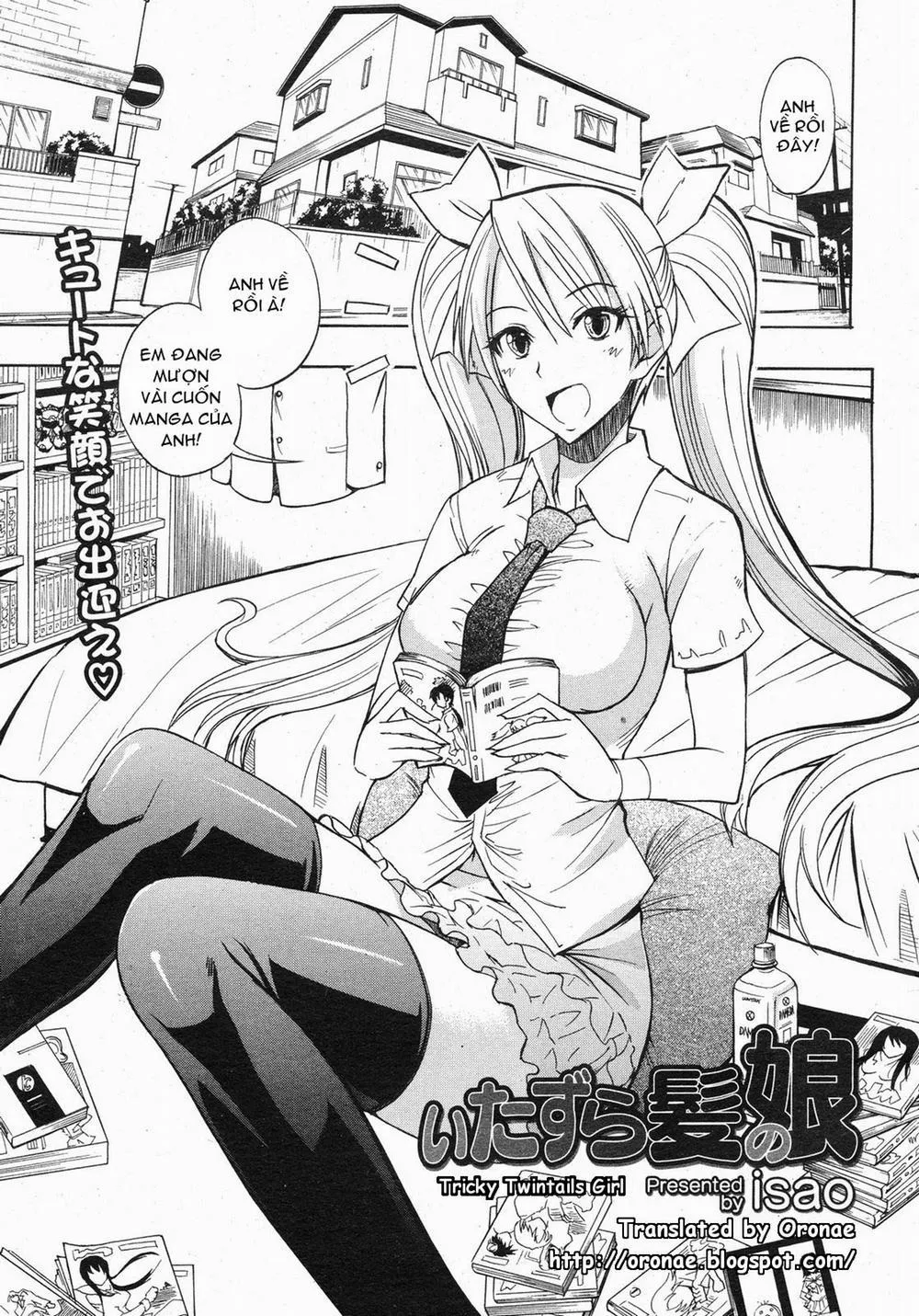 HentaiVN.net - Ảnh 1 - Tricky Twintails Girl - Chap 1