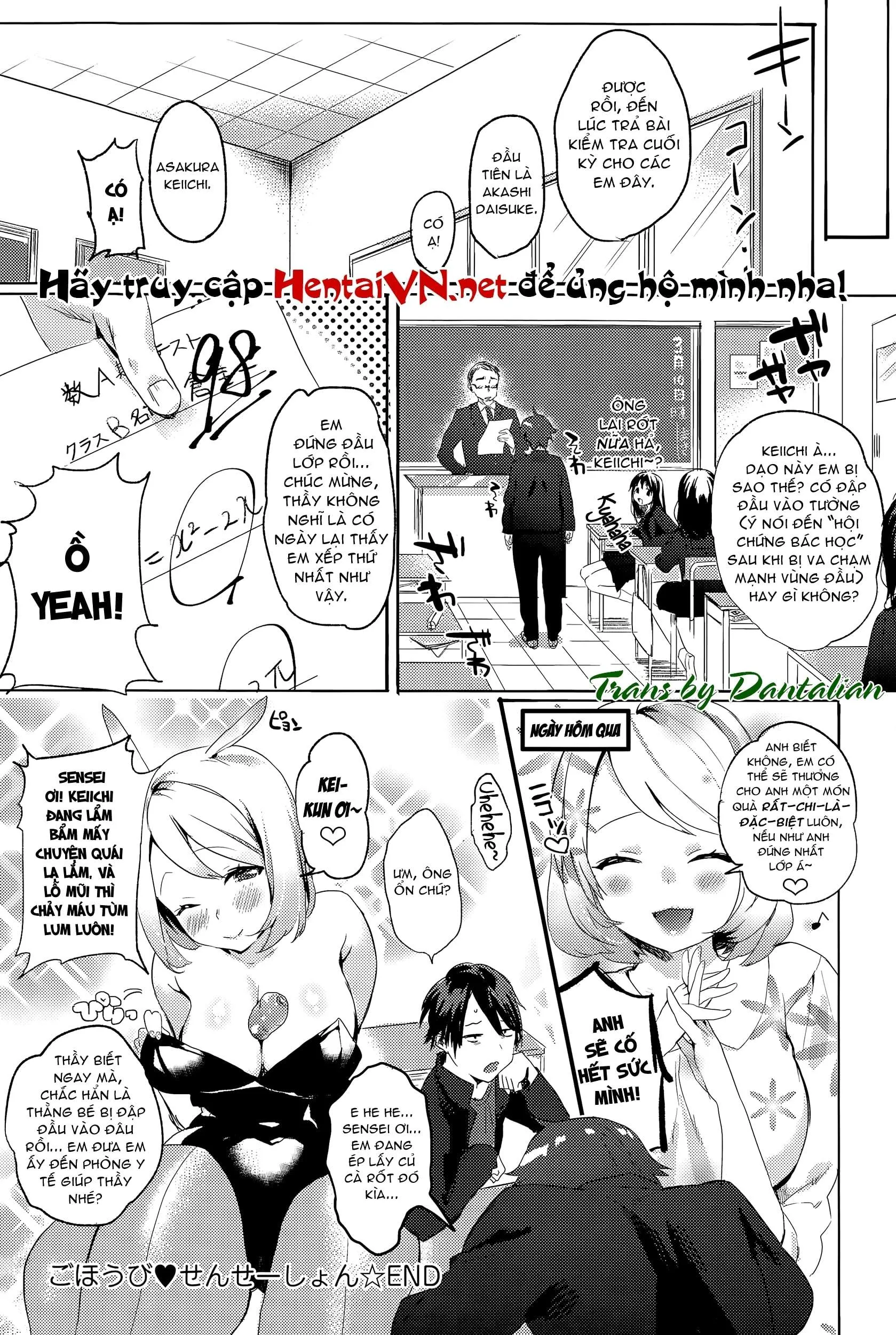 HentaiVN.net - Ảnh 19 - Phần Thưởng Của Chị Gia Sư! [Gohoubi ♥ Sensation; Reward ♥ Sensation; ごほうび♥せんせーしょん] - Chap 1