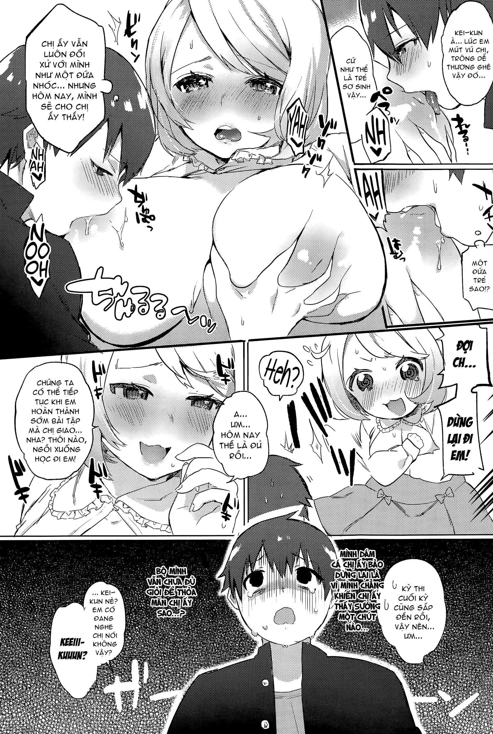 HentaiVN.net - Ảnh 5 - Phần Thưởng Của Chị Gia Sư! [Gohoubi ♥ Sensation; Reward ♥ Sensation; ごほうび♥せんせーしょん] - Chap 1