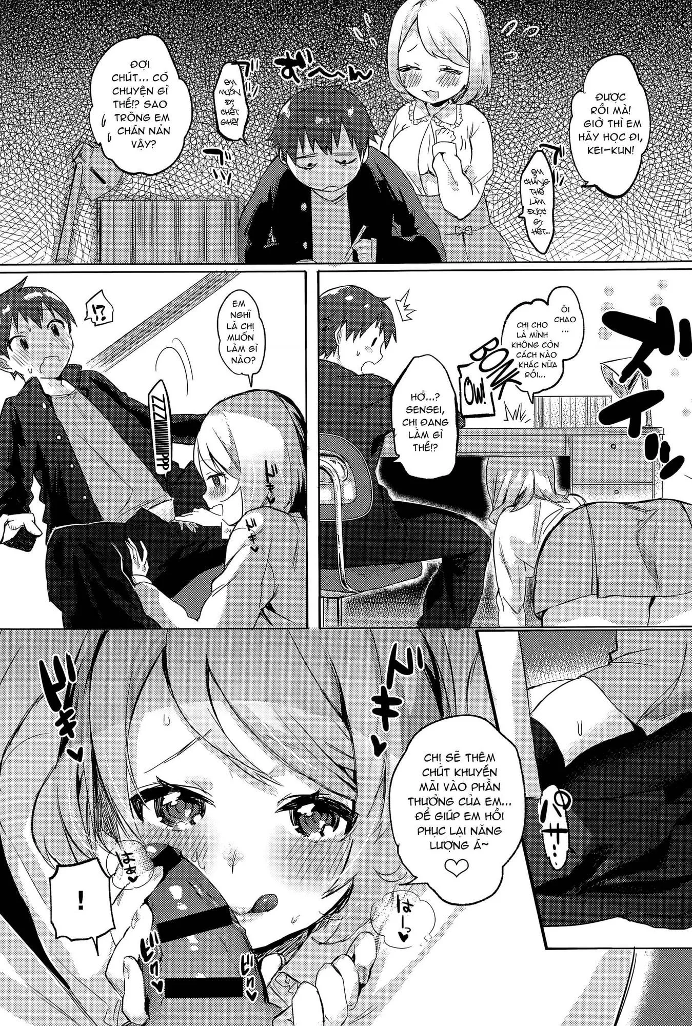 HentaiVN.net - Ảnh 6 - Phần Thưởng Của Chị Gia Sư! [Gohoubi ♥ Sensation; Reward ♥ Sensation; ごほうび♥せんせーしょん] - Chap 1