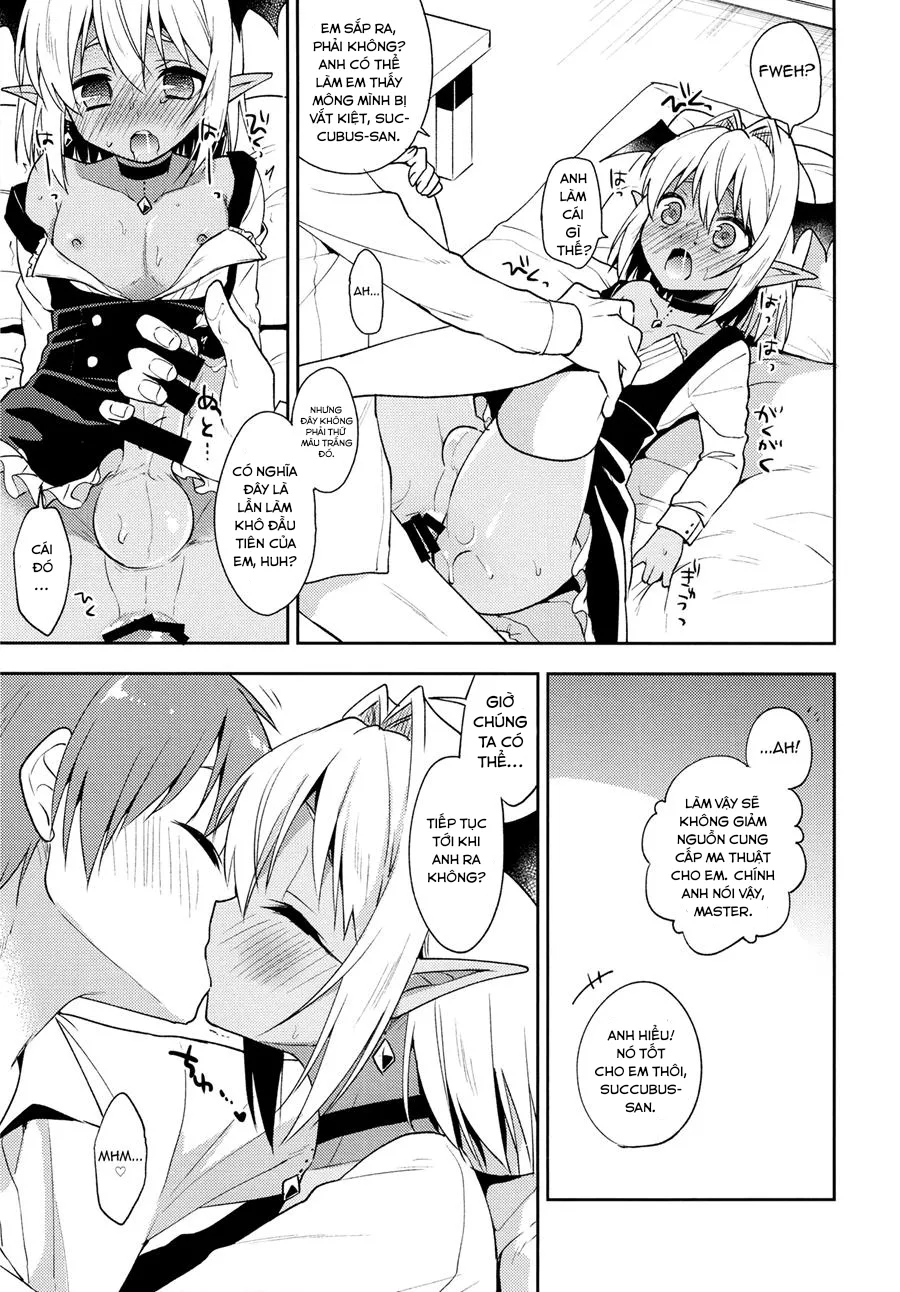 HentaiVN.net - Ảnh 15 - Otokonoko Succubus-san to Amaam seikatsu - Chap 1
