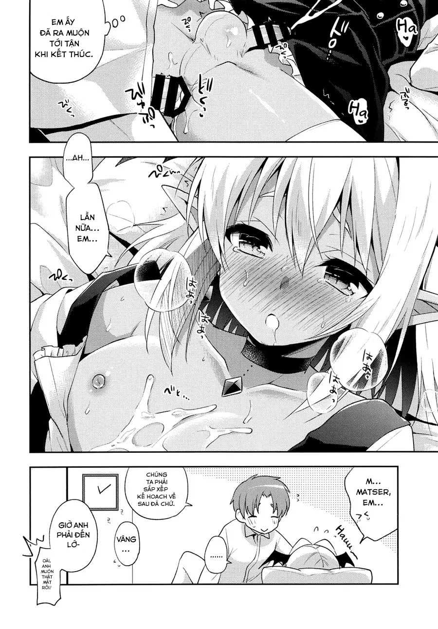 HentaiVN.net - Ảnh 18 - Otokonoko Succubus-san to Amaam seikatsu - Chap 1