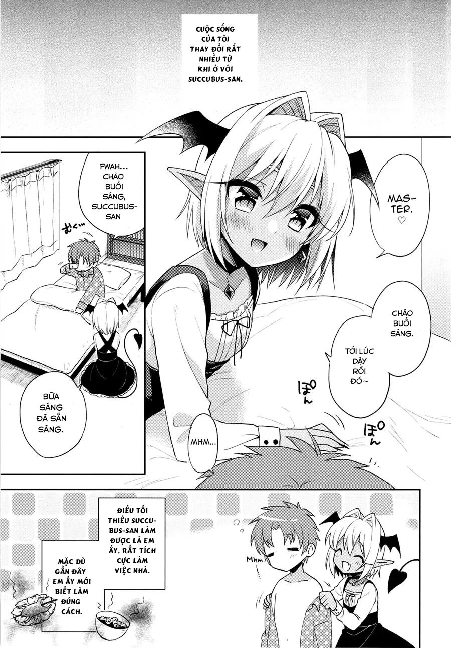 HentaiVN.net - Ảnh 5 - Otokonoko Succubus-san to Amaam seikatsu - Chap 1