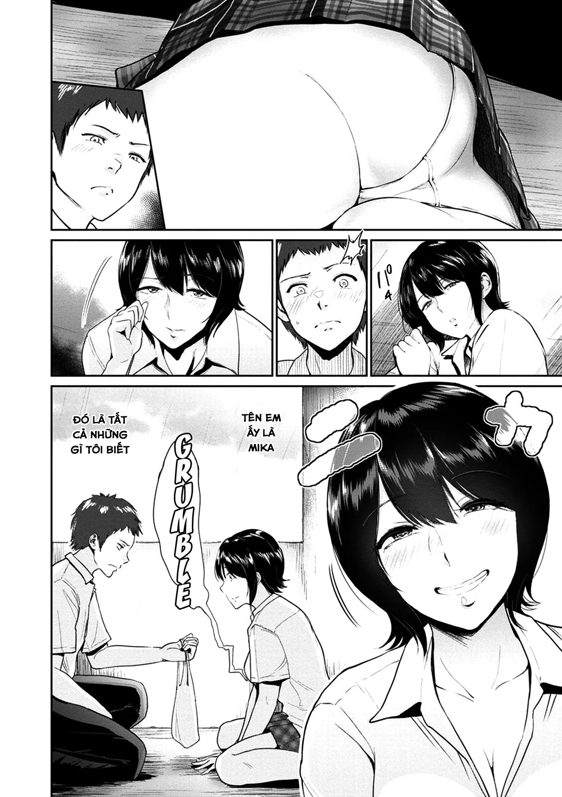 HentaiVN.net - Ảnh 3 - Amayadori no Mika [Mika Hiding From The Rain] - Chap 1