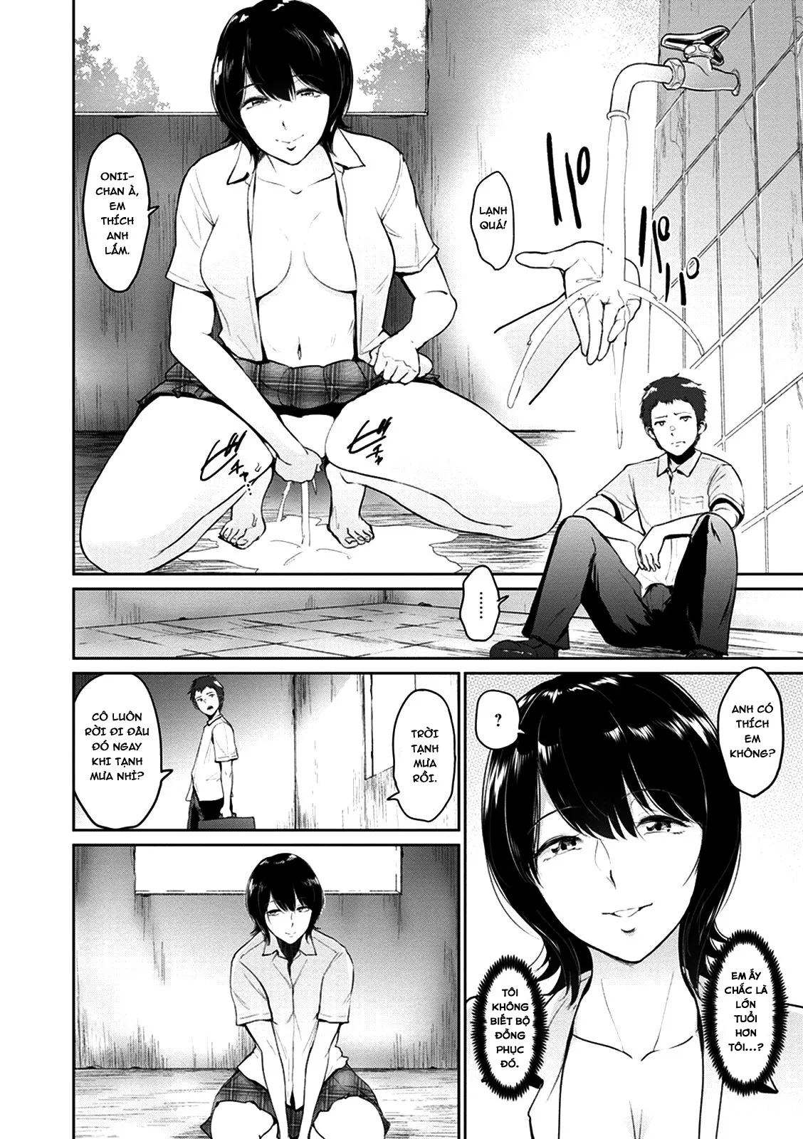 HentaiVN.net - Ảnh 9 - Amayadori no Mika [Mika Hiding From The Rain] - Chap 1