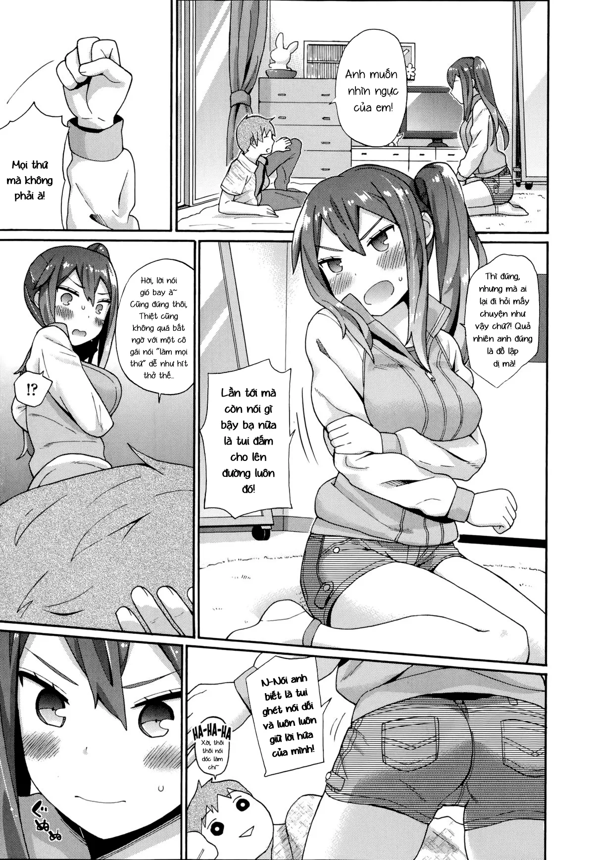 HentaiVN.net - Ảnh 5 - Knockout! [Nốc Ao!] - Chap 1