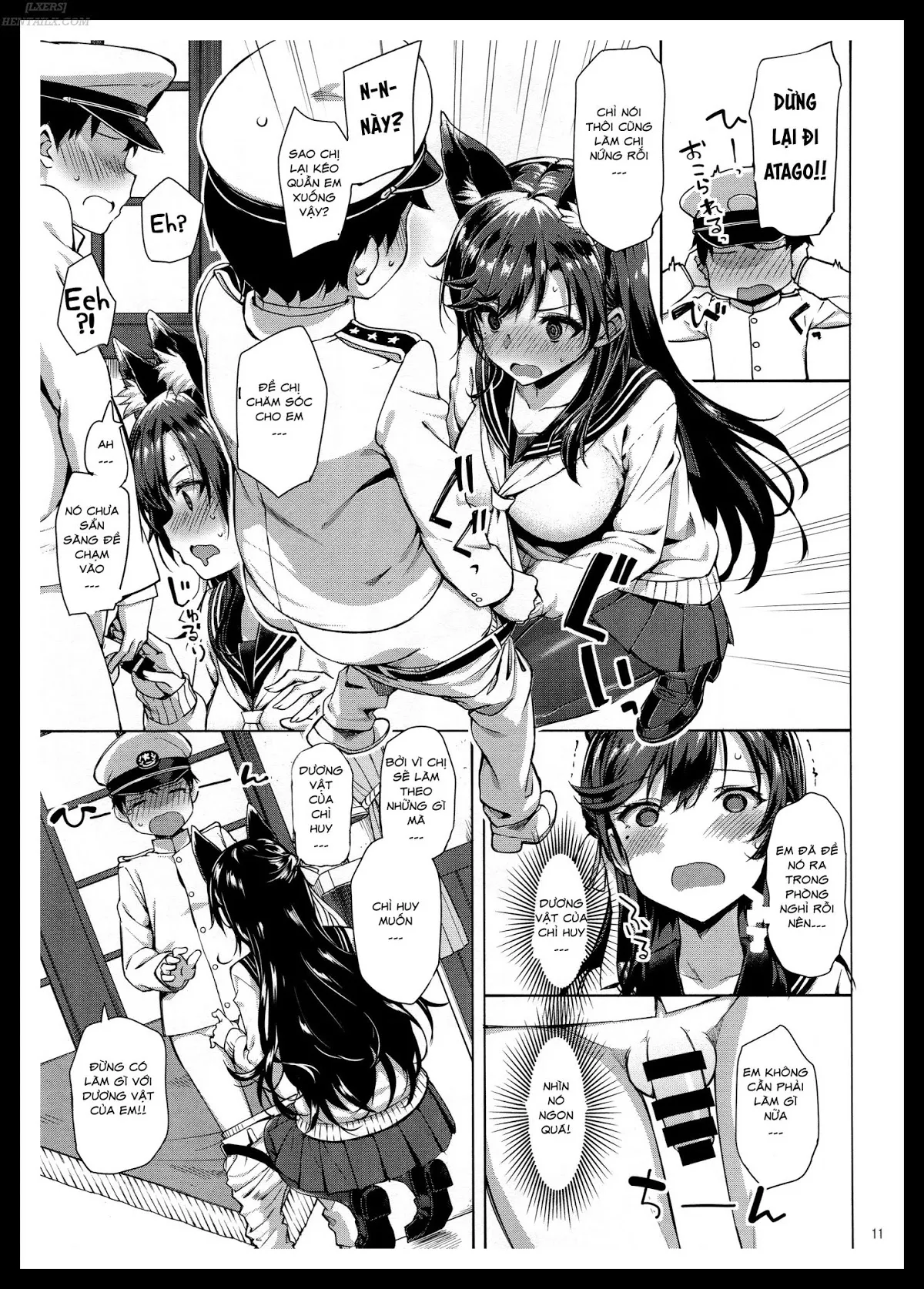 HentaiVN.net - Ảnh 13 - Sailor Atago to Sakuranbo (Azur Lane) - Chap 1