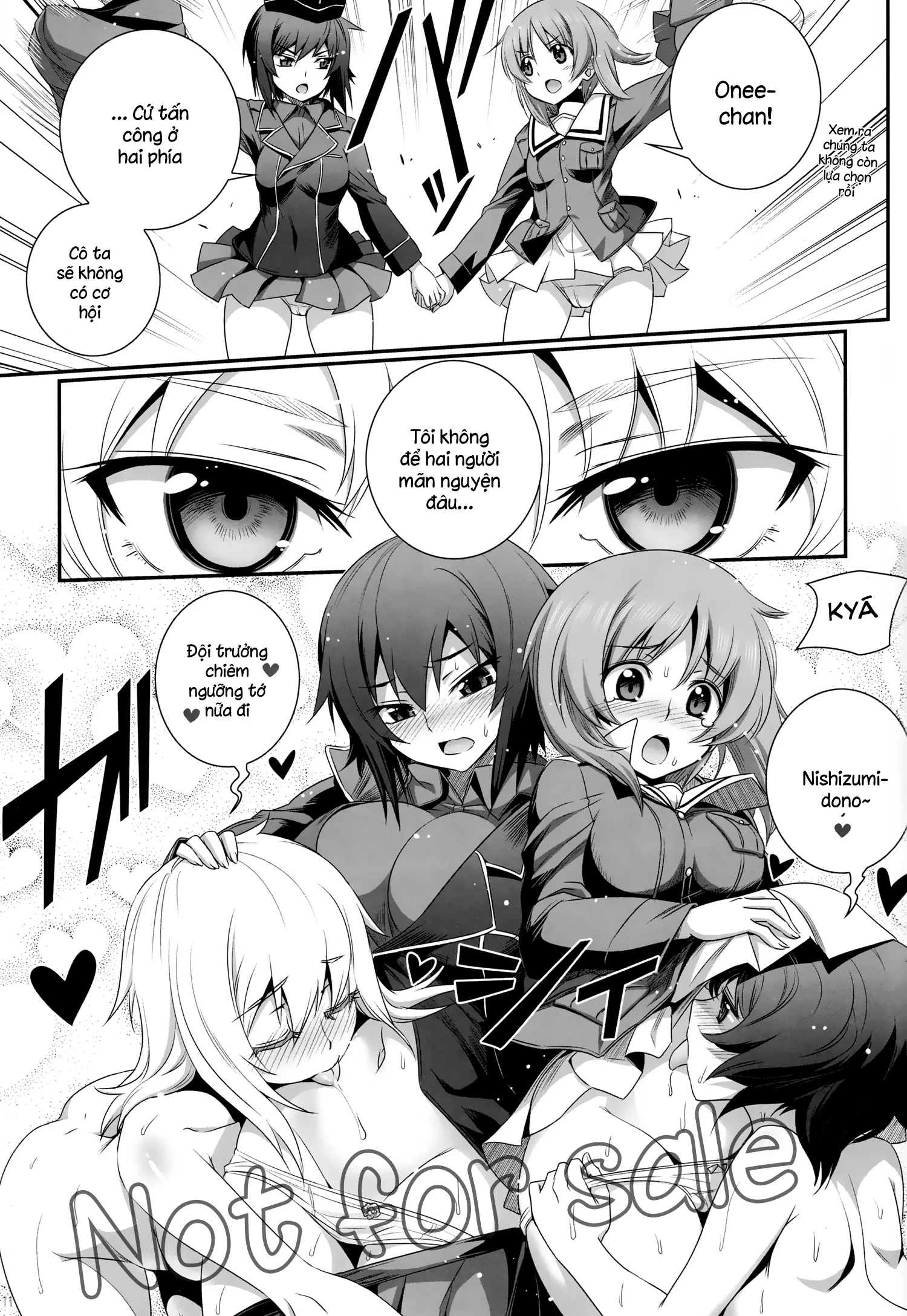 HentaiVN.net - Ảnh 10 - Shimada-Ryuu Panzer!! (Girls Und Panzer) - Chap 1