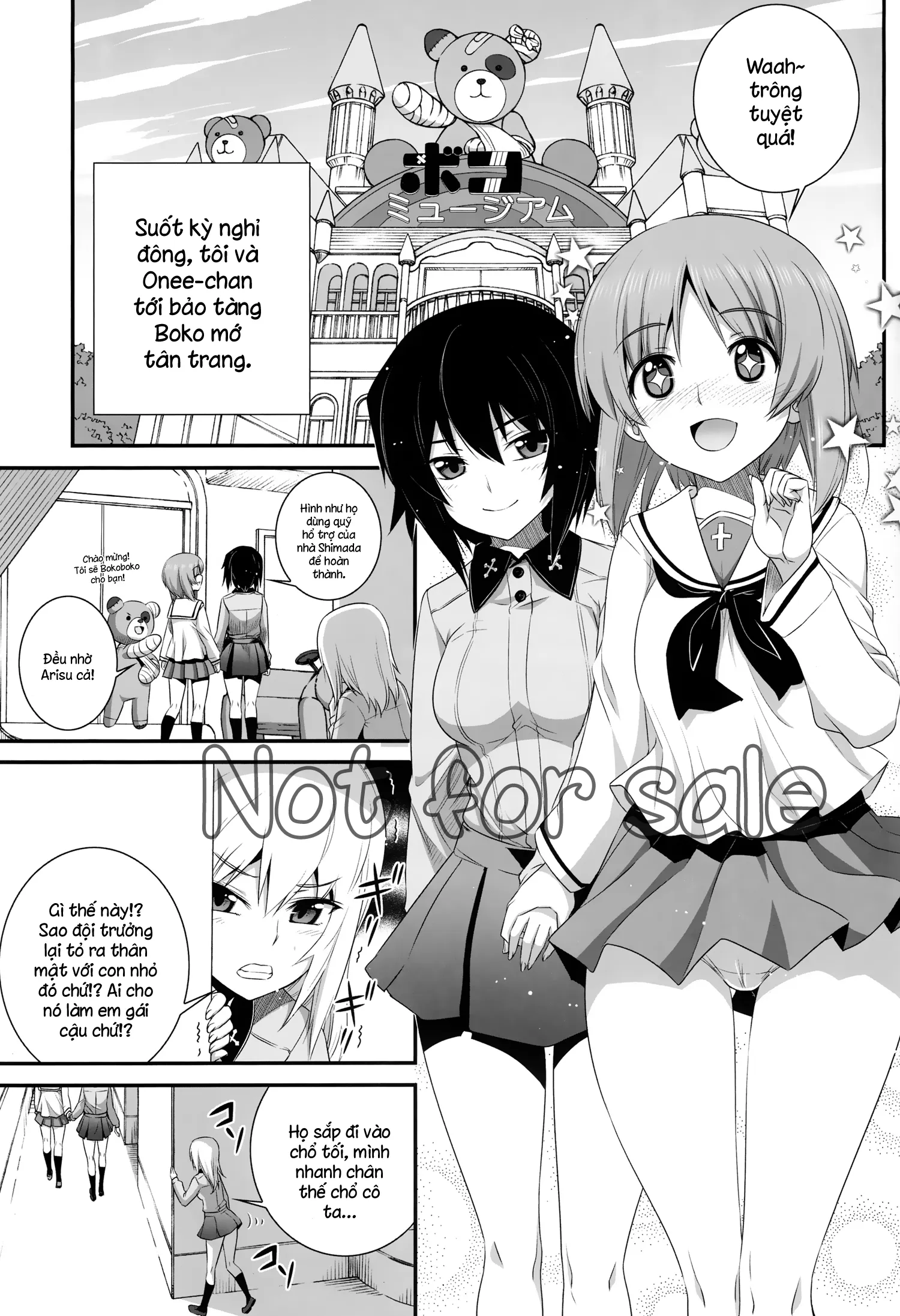HentaiVN.net - Ảnh 4 - Shimada-Ryuu Panzer!! (Girls Und Panzer) - Chap 1