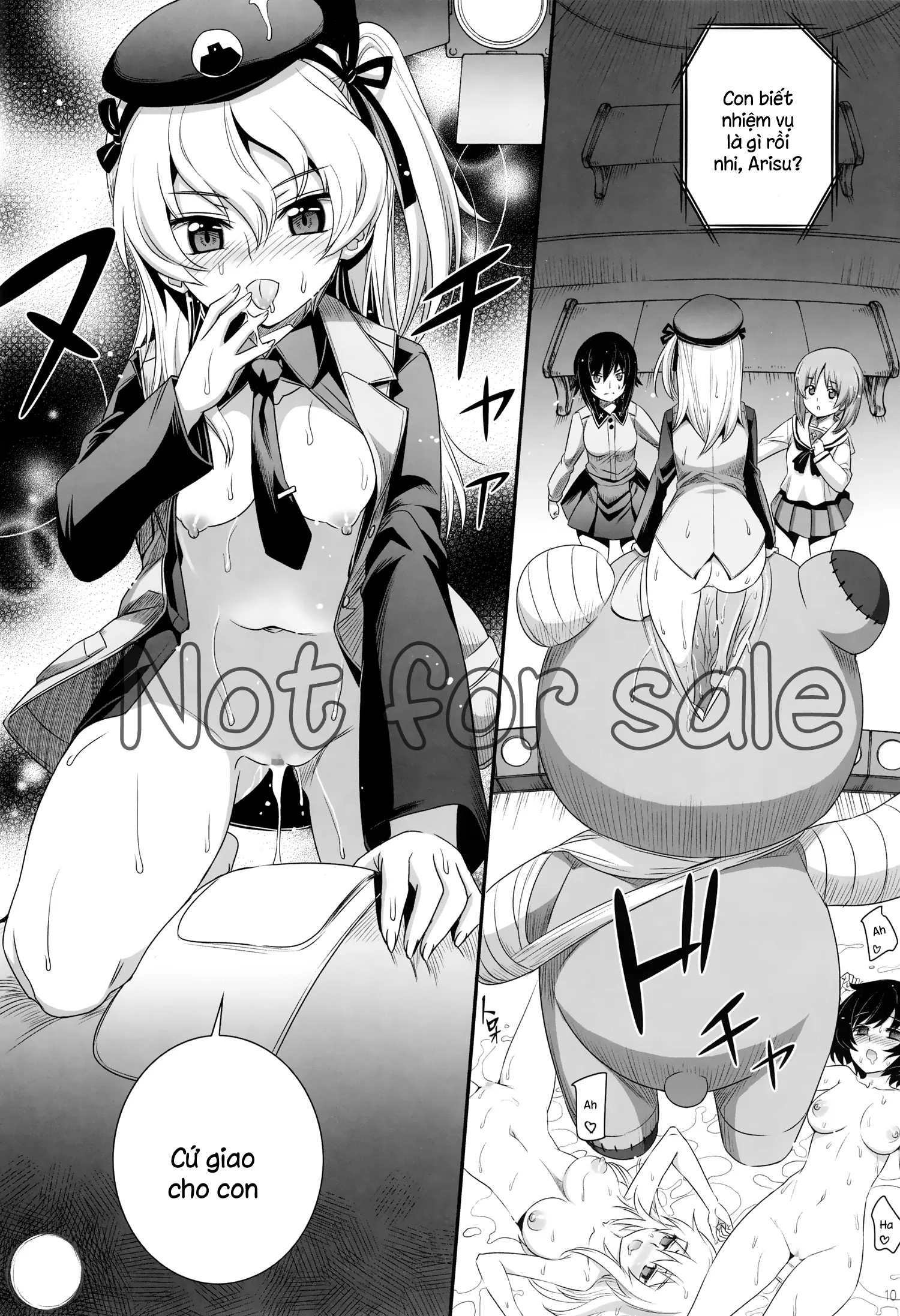 HentaiVN.net - Ảnh 9 - Shimada-Ryuu Panzer!! (Girls Und Panzer) - Chap 1