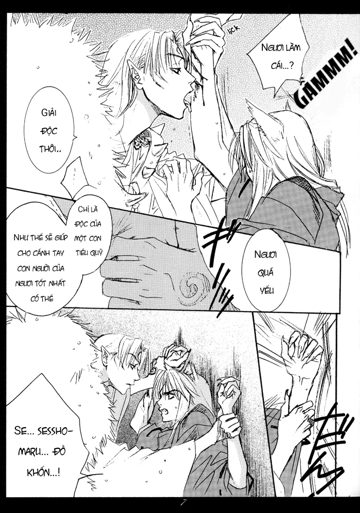 HentaiVN.net - Ảnh 8 - Một con người lạc lối dưới ánh trăng (Inuyasha) [Gekkoh] - Chap 1