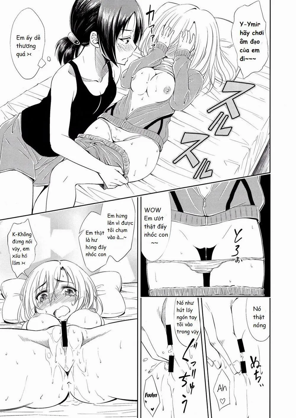 HentaiVN.net - Ảnh 13 - Lovely Girls'Lily vol.7 (Shingeki no Kyojin) - Chap 1