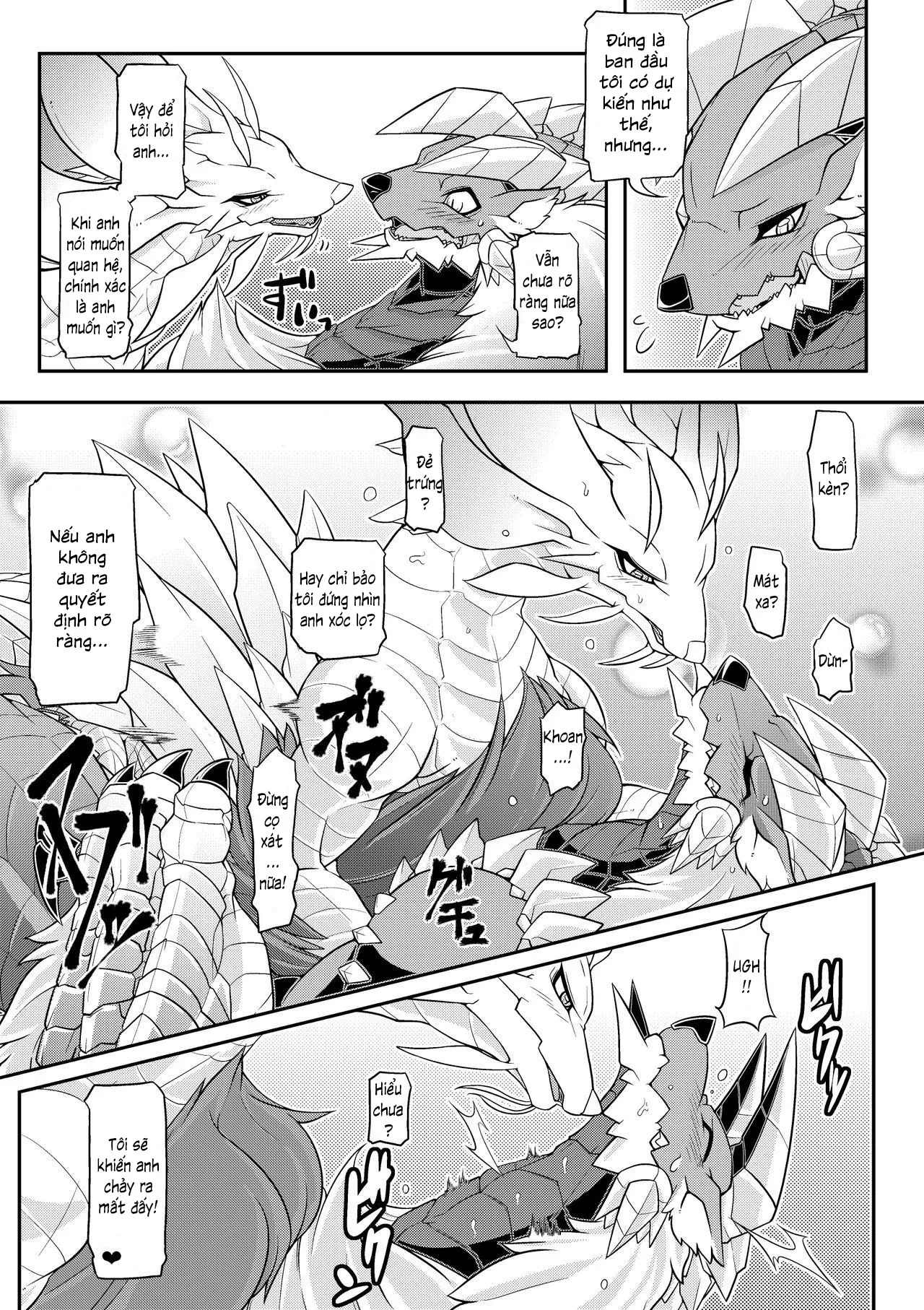 HentaiVN.net - Ảnh 12 - The Moonlight's Lightning Howl (Monster Hunter) [Tsukikage no Raihou] - Chap 1