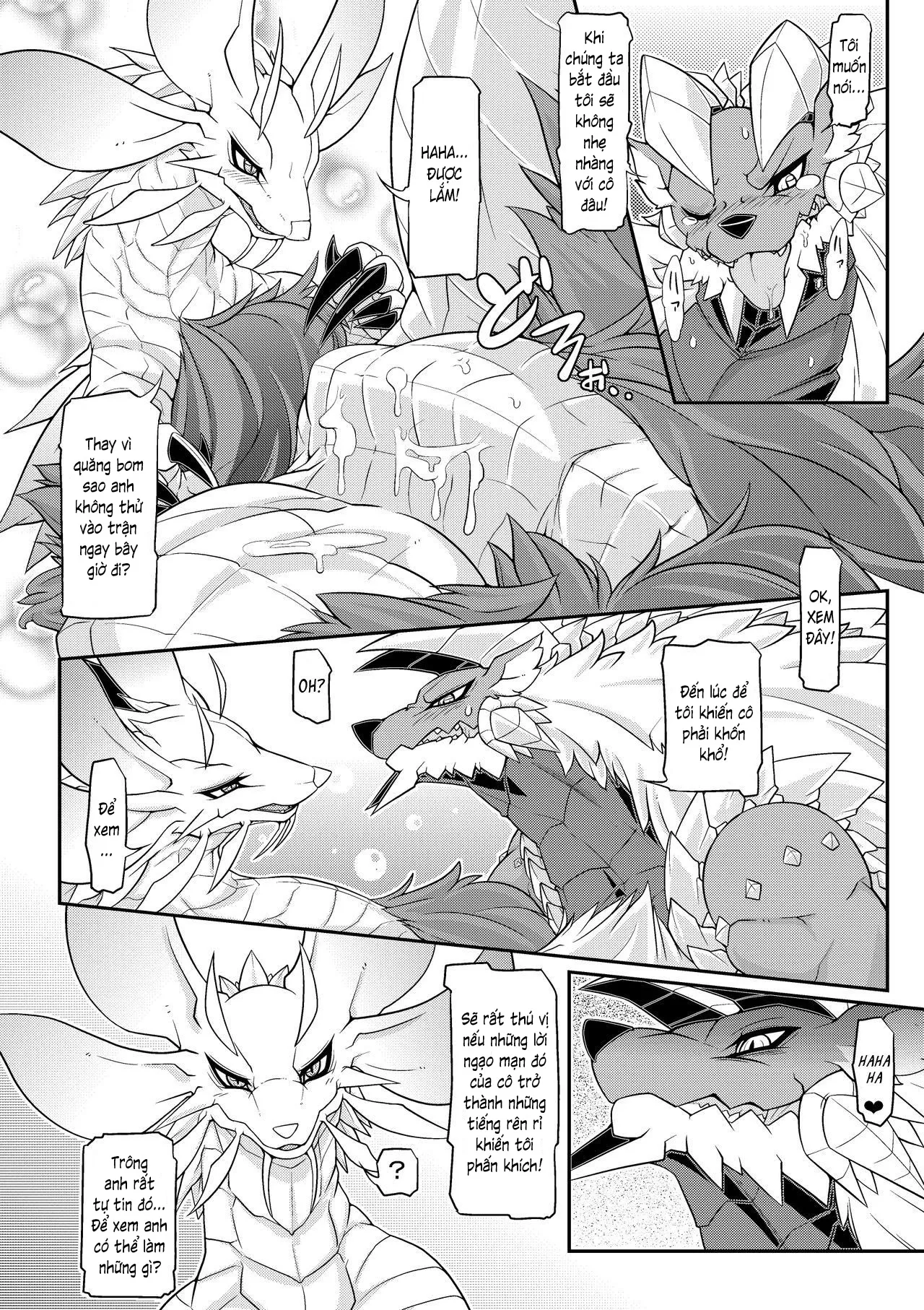 HentaiVN.net - Ảnh 13 - The Moonlight's Lightning Howl (Monster Hunter) [Tsukikage no Raihou] - Chap 1