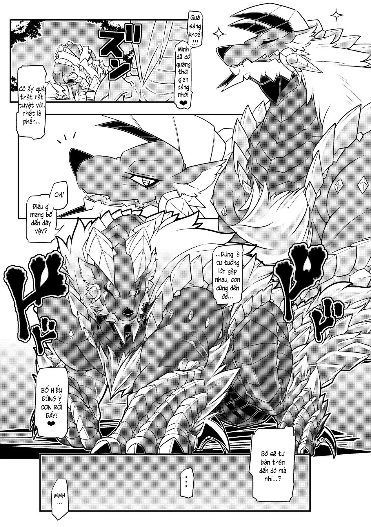 HentaiVN.net - Ảnh 18 - The Moonlight's Lightning Howl (Monster Hunter) [Tsukikage no Raihou] - Chap 1