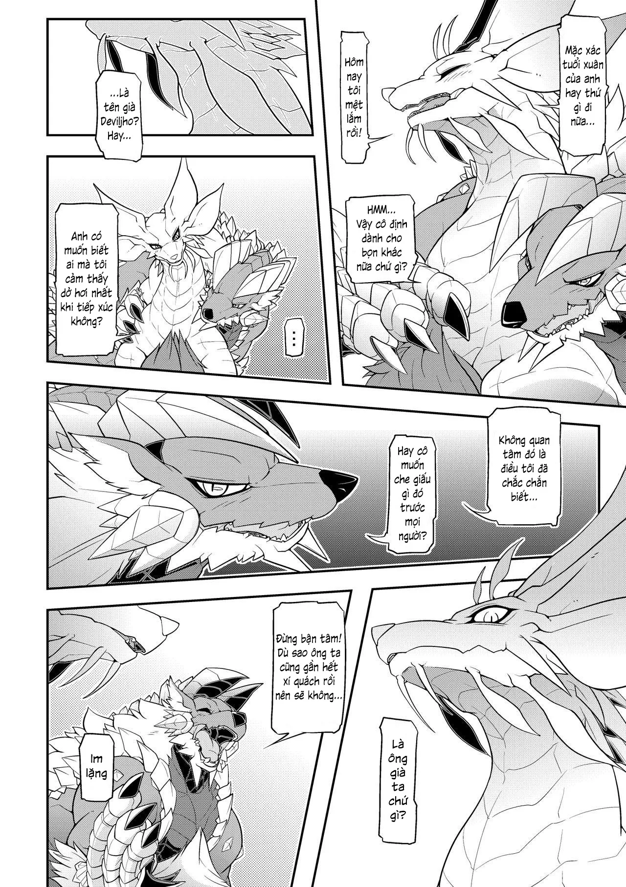 HentaiVN.net - Ảnh 9 - The Moonlight's Lightning Howl (Monster Hunter) [Tsukikage no Raihou] - Chap 1