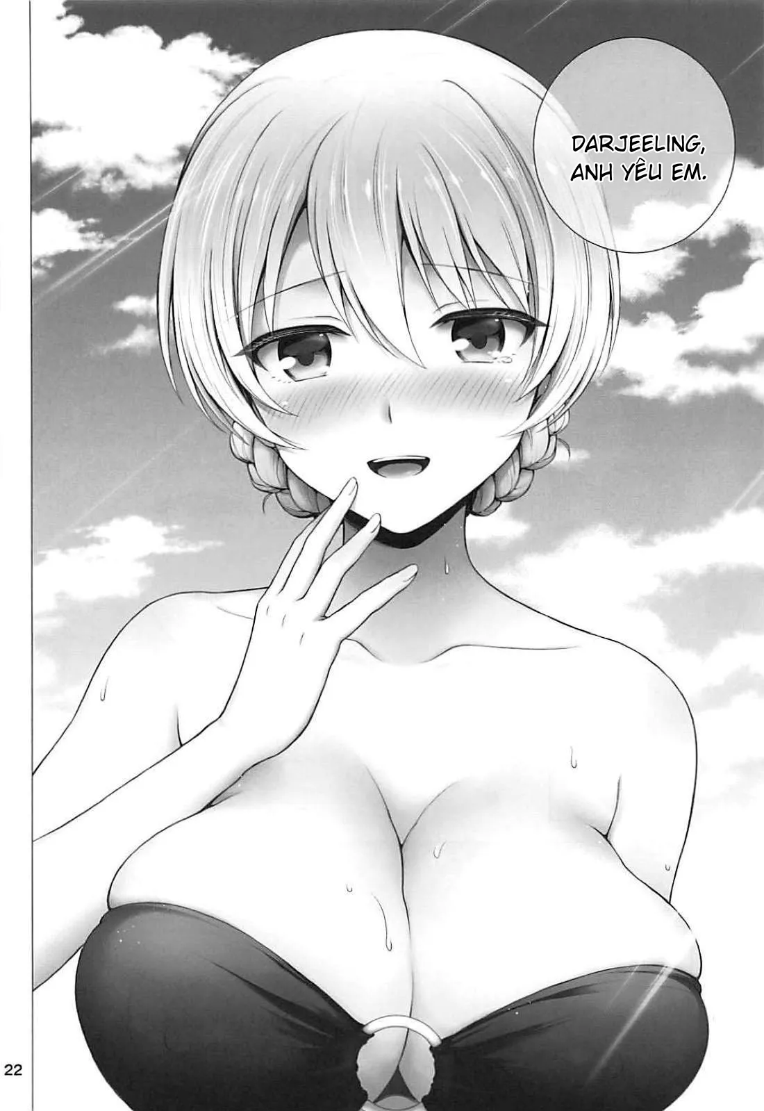 HentaiVN.net - Ảnh 23 - Darjeeling to Natsu Kokuhaku (Girls und Panzer) [ダージリンと夏告白 (ガールズ&パンツァー)] - Chap 1