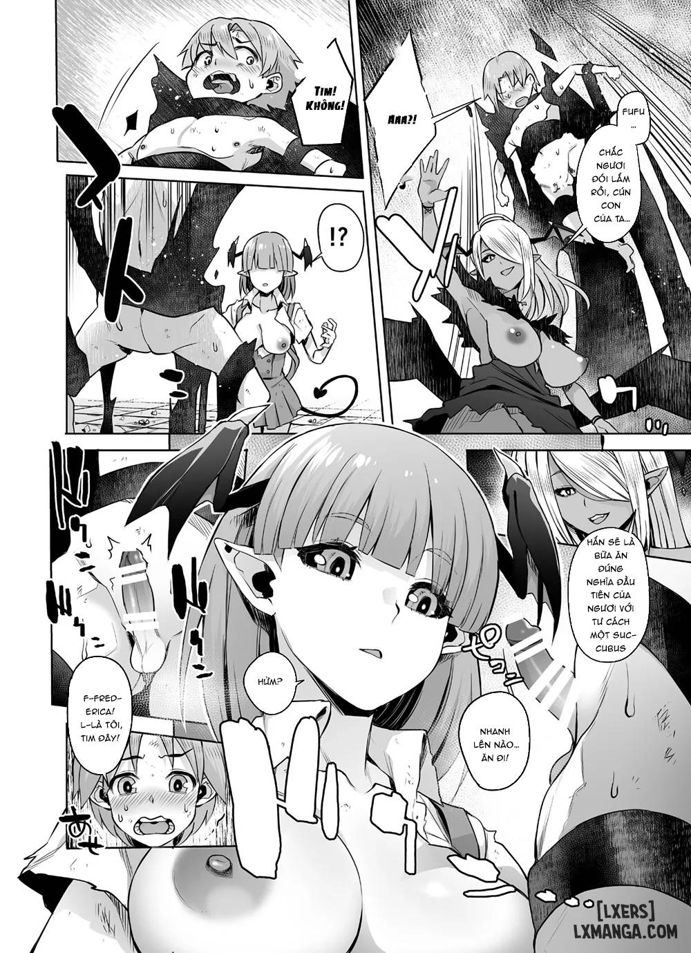 HentaiVN.net - Ảnh 9 - Saiou no Succubus - Chap 1