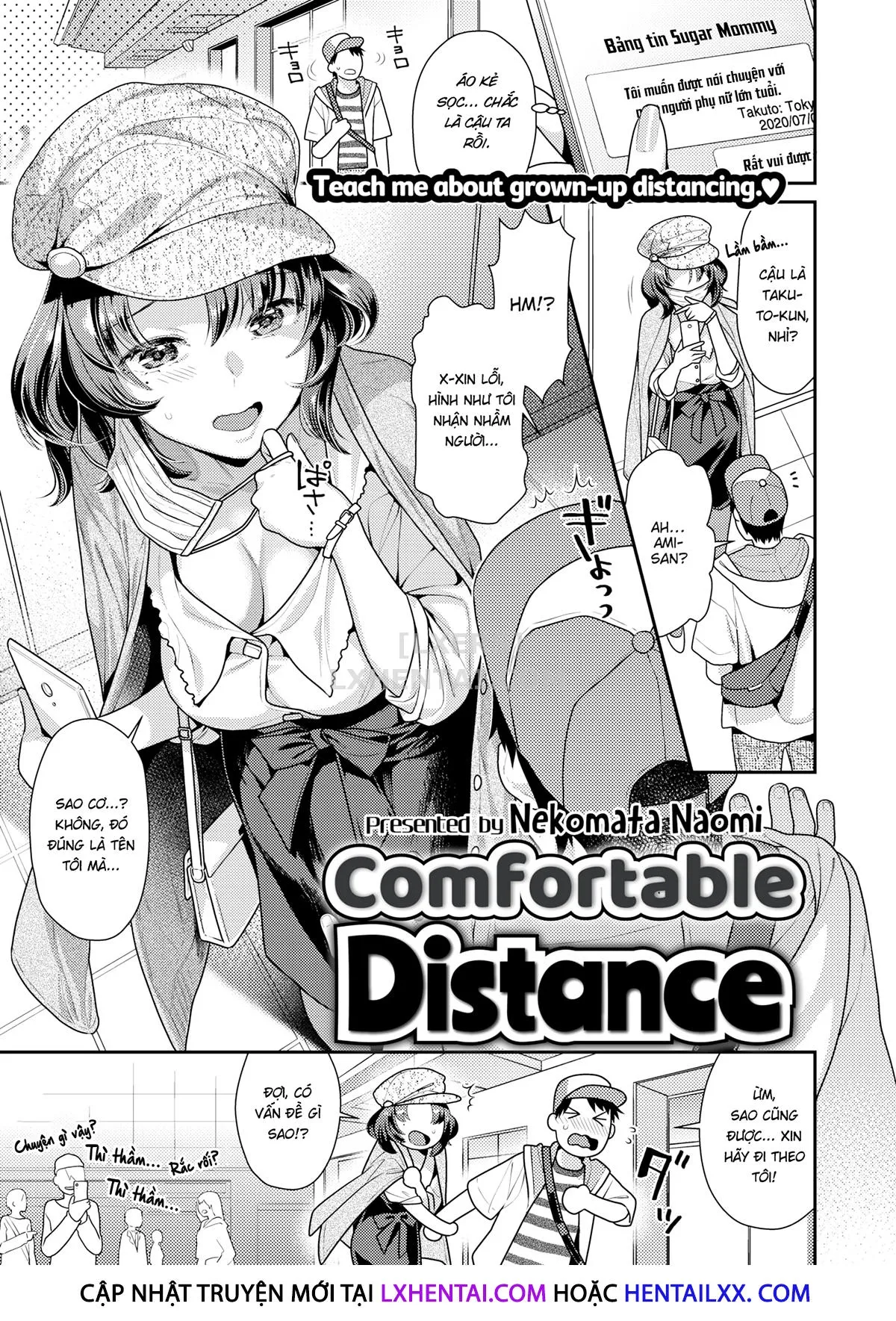 HentaiVN.net - Ảnh 3 - Comfortable Distance [Comic Kairakuten BEAST 2020-08] - Chap 1