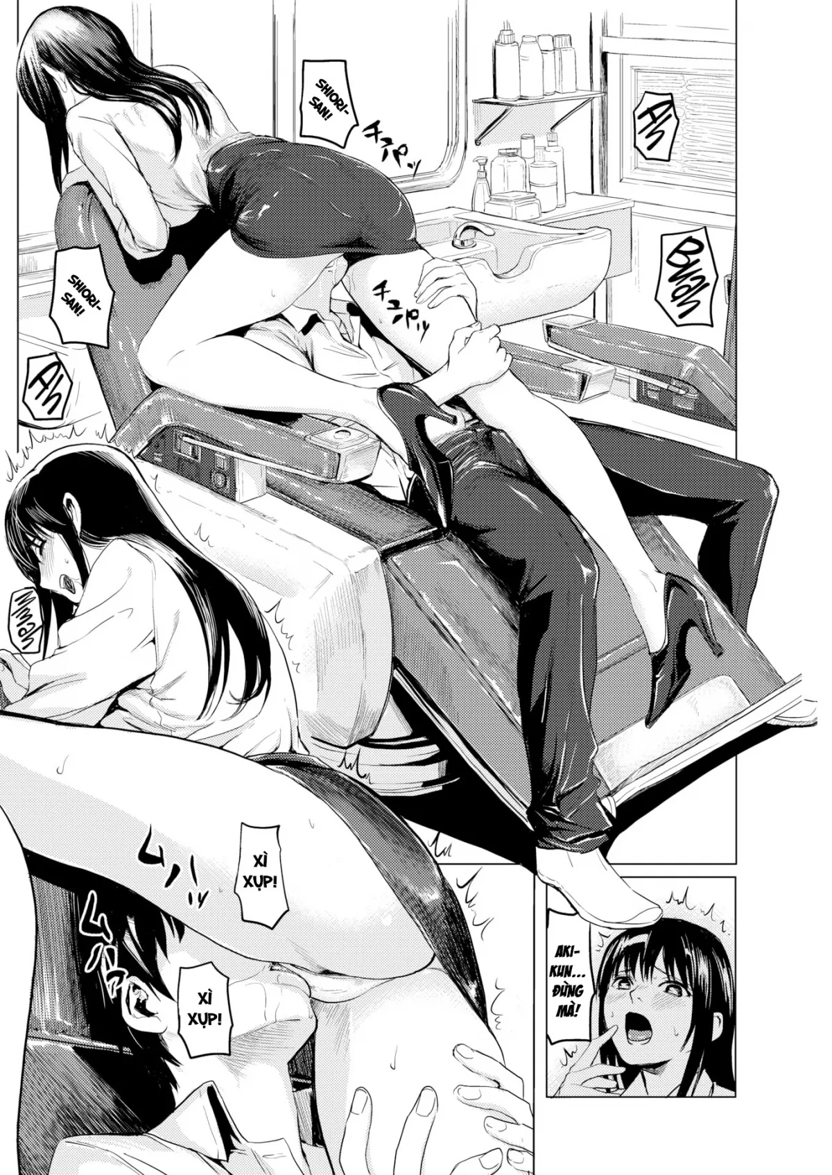 HentaiVN.net - Ảnh 12 - Buổi Cắt Tóc Ái Tình [Welcome to The Barber] - Chap 1