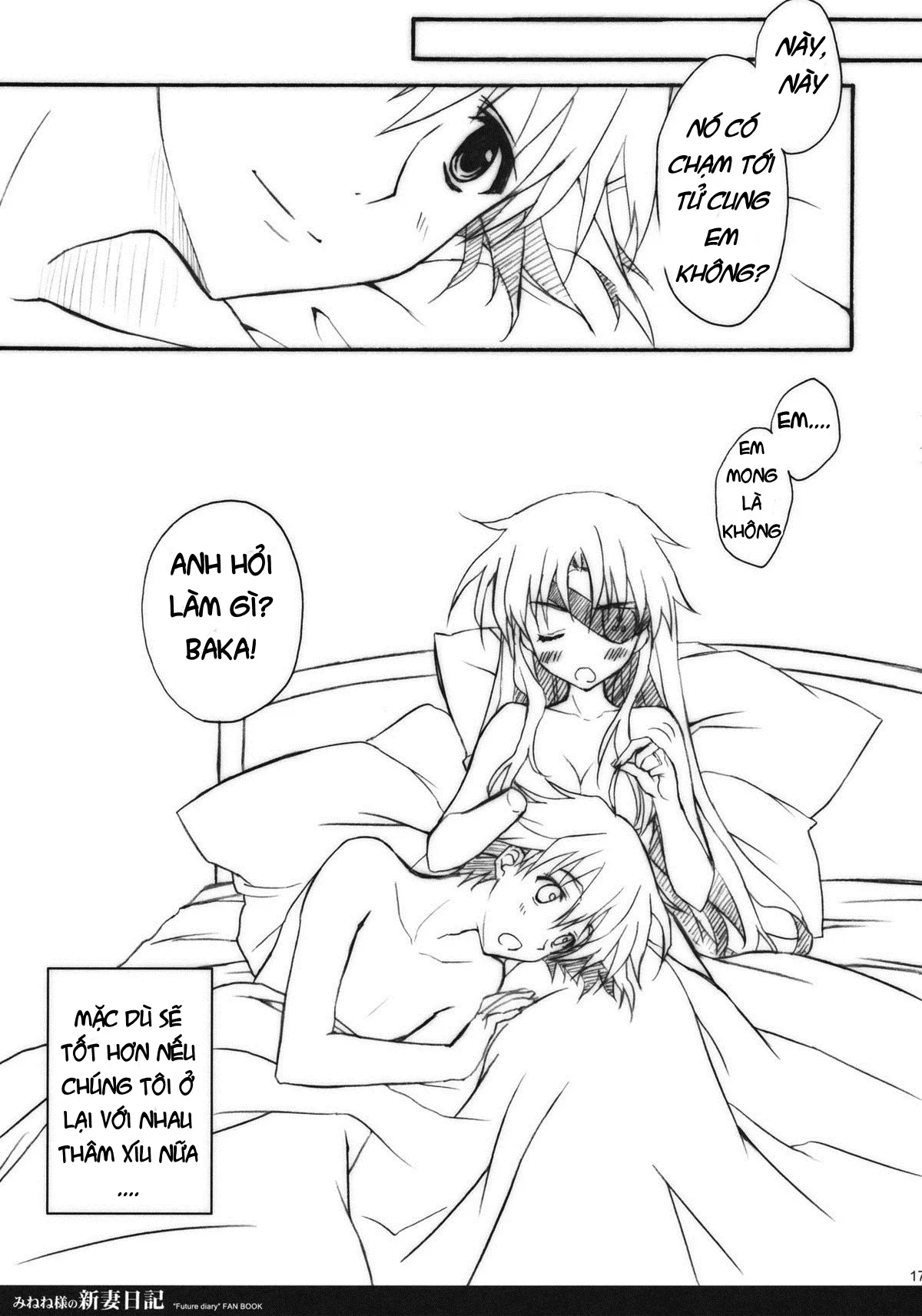 HentaiVN.net - Ảnh 17 - Minene-sama no Niizuma Nikki (Mirai Nikki) - Chap 1