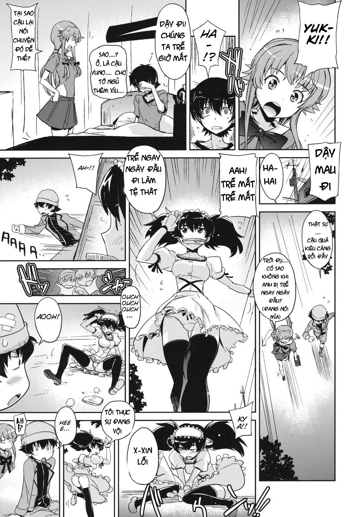 HentaiVN.net - Ảnh 19 - Minene-sama no Niizuma Nikki (Mirai Nikki) - Chap 1