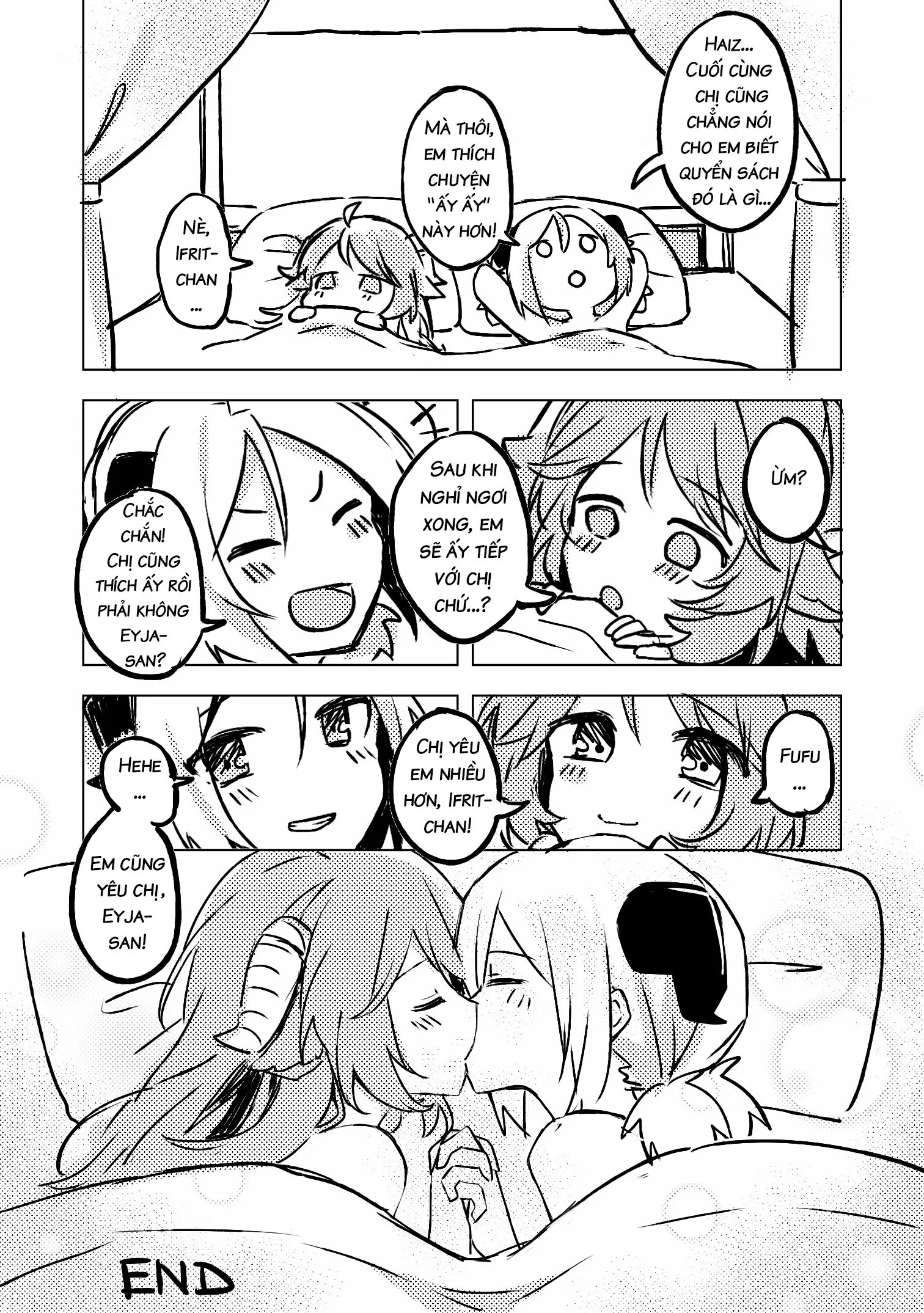 HentaiVN.net - Ảnh 12 - Lần đầu làm chuyện ấy - Ifrit x Eyjafjalla (Arknights) [初次体验] - Chap 1
