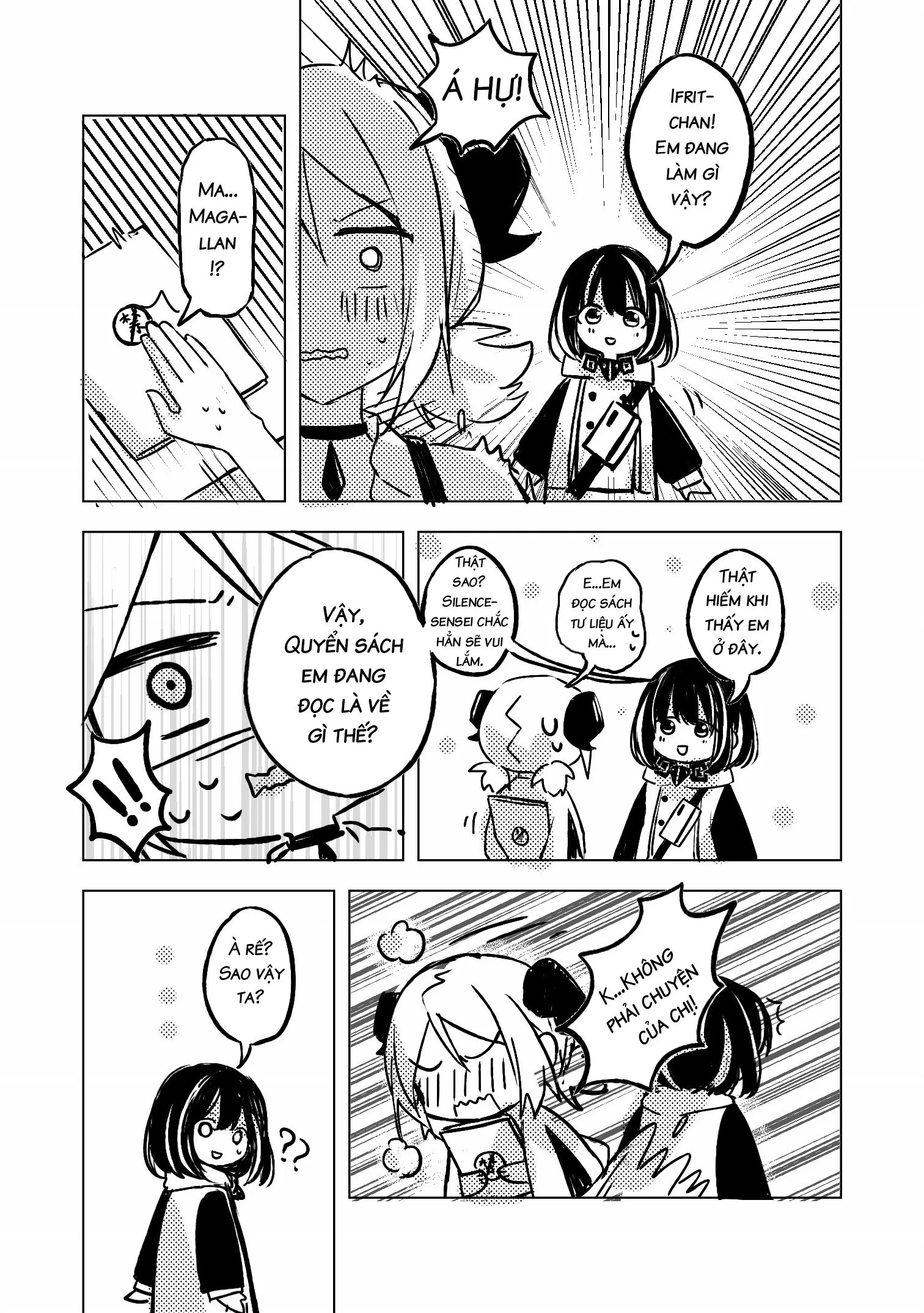 HentaiVN.net - Ảnh 4 - Lần đầu làm chuyện ấy - Ifrit x Eyjafjalla (Arknights) [初次体验] - Chap 1