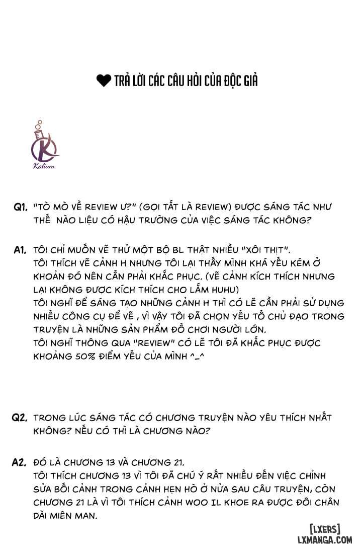 HentaiVN.net - Ảnh 3 - Tò mò về Review ư? - Chap 36
